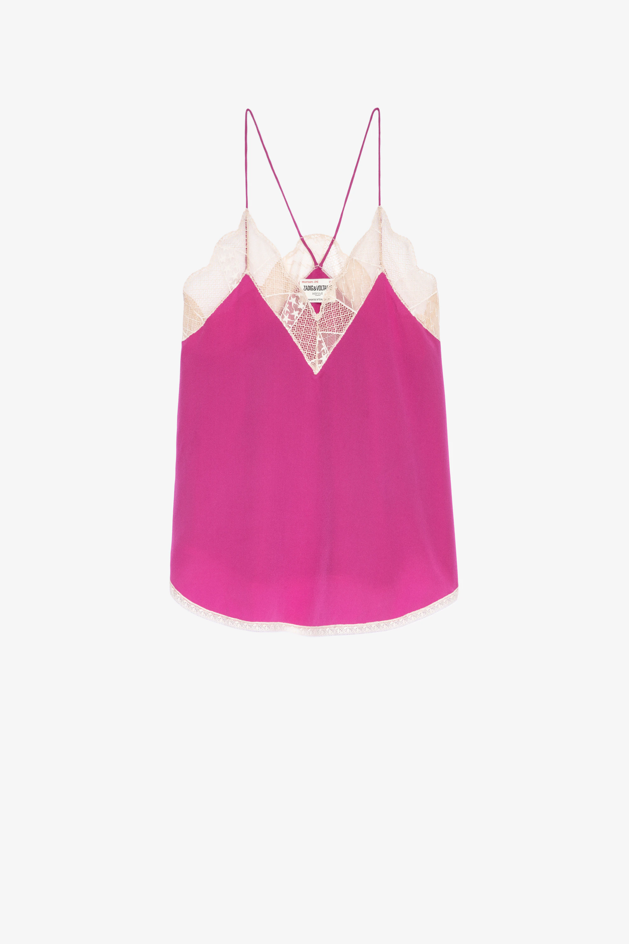 Christy Silk Camisole camisole pink women | Zadig&Voltaire
