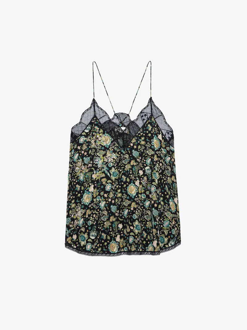 Christy Diamanté Silk Camisole