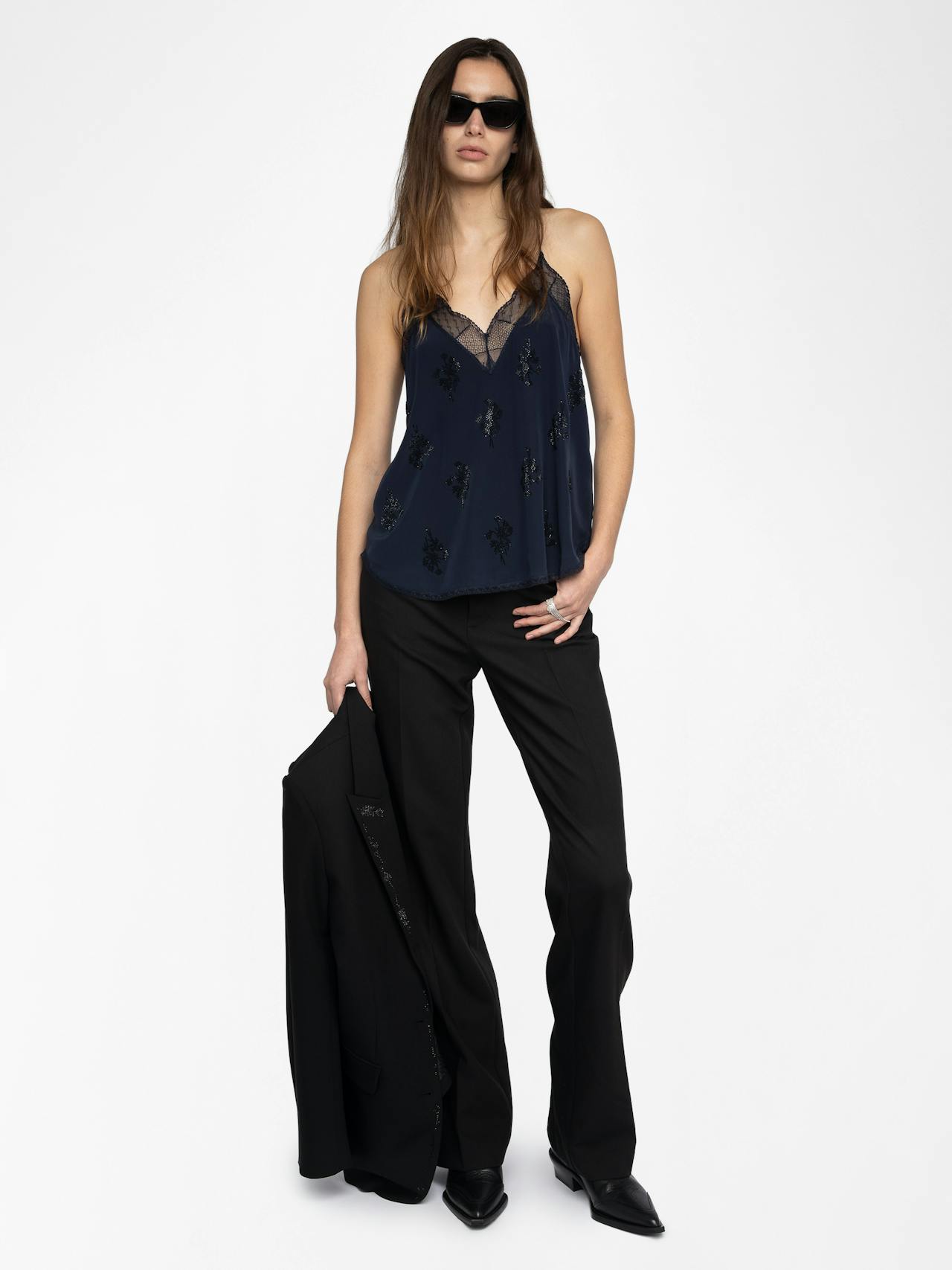 Christy Diamanté Silk Camisole