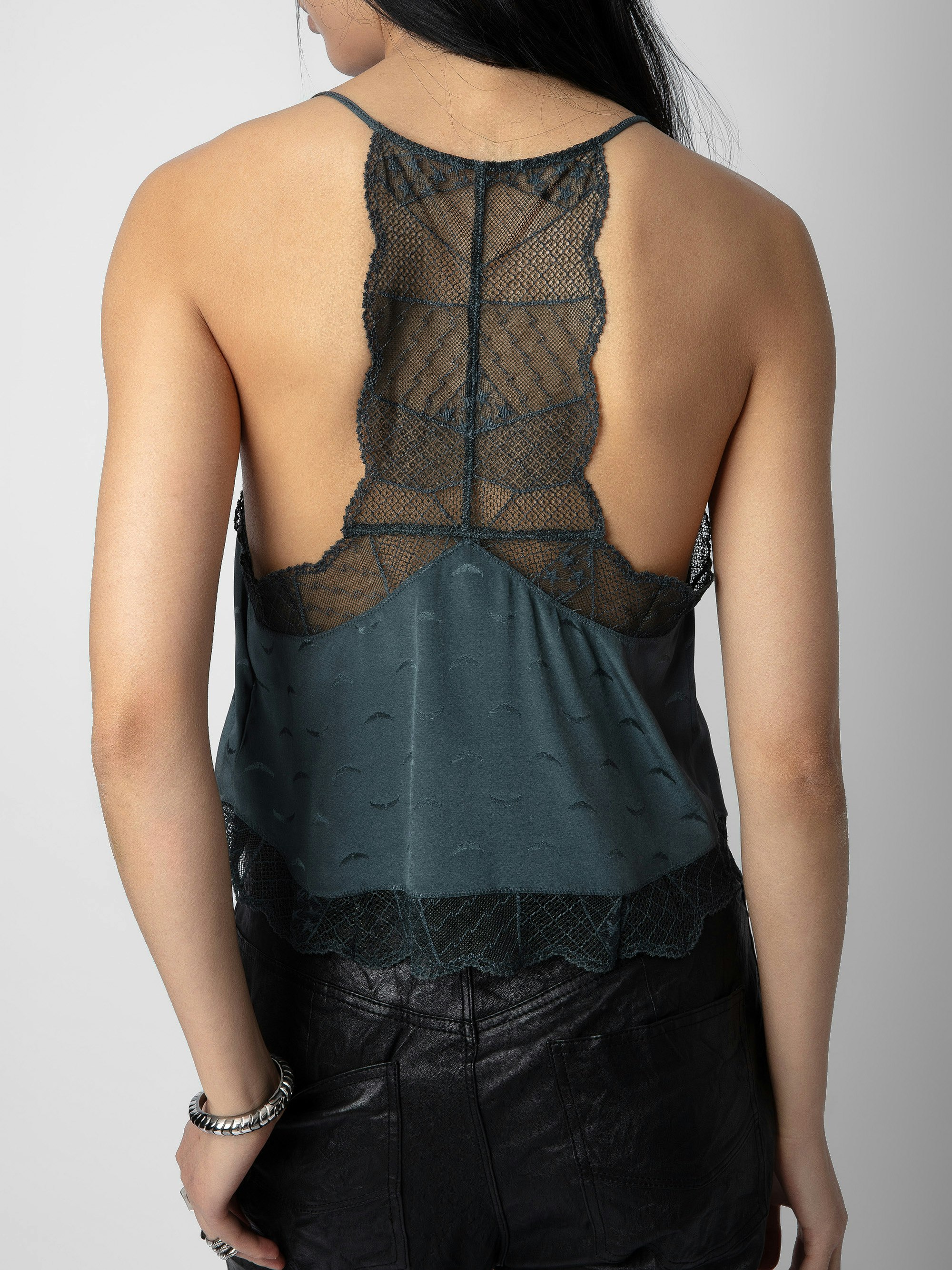 Claudy Silk Jacquard Camisole 2