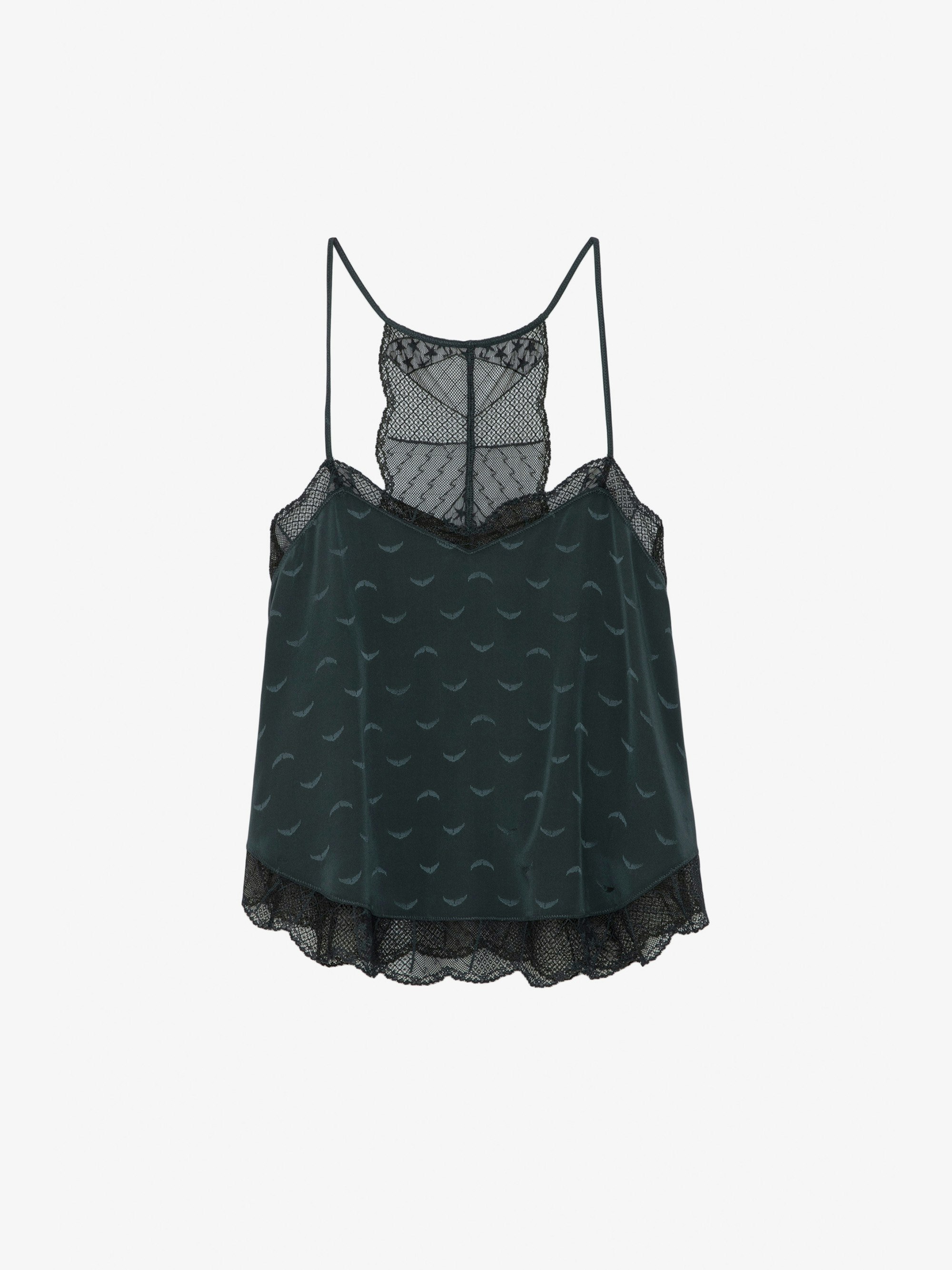 Claudy Silk Jacquard Camisole 6