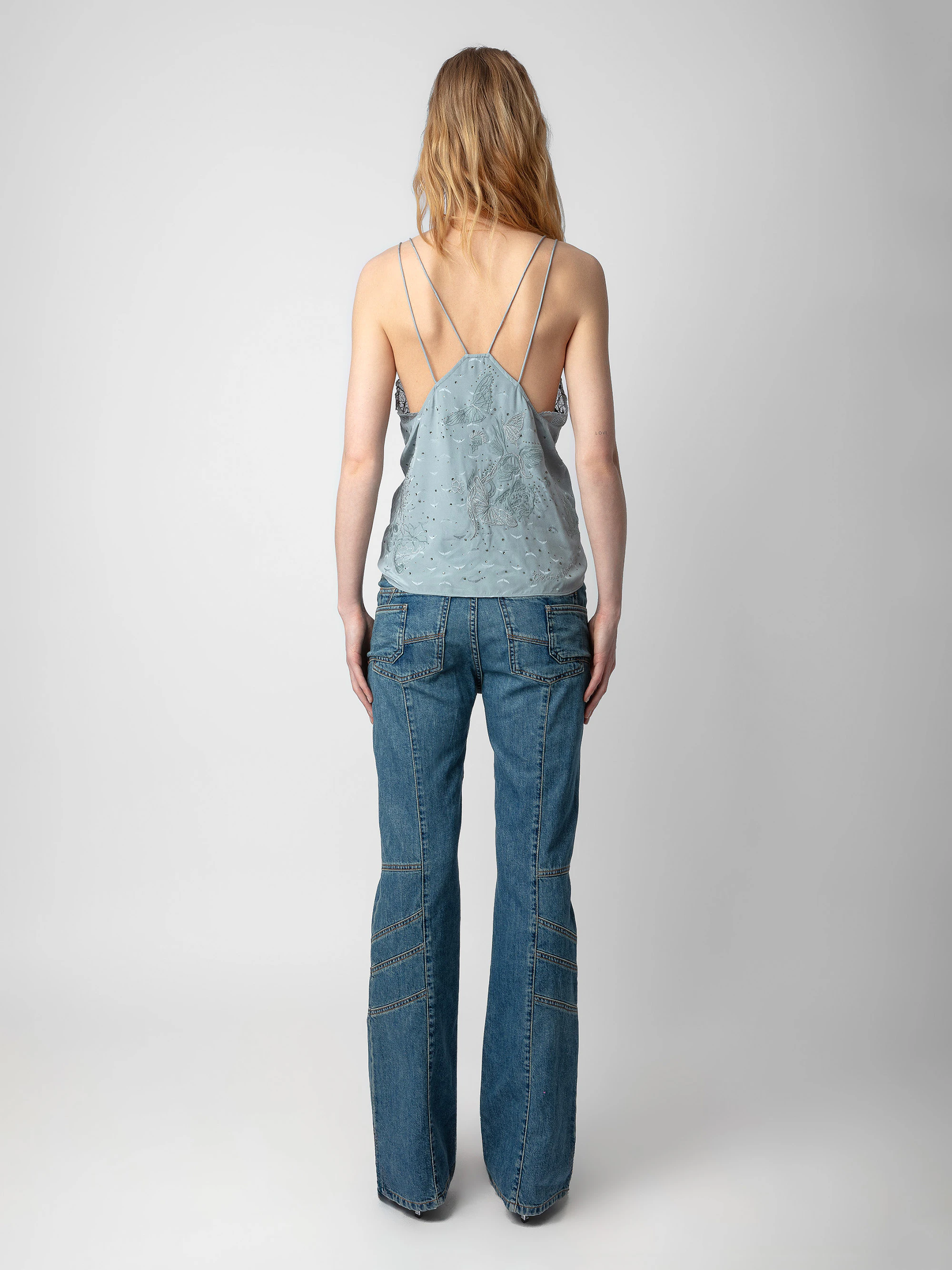 Capela Diamanté Silk Jacquard Camisole thumbnail 2