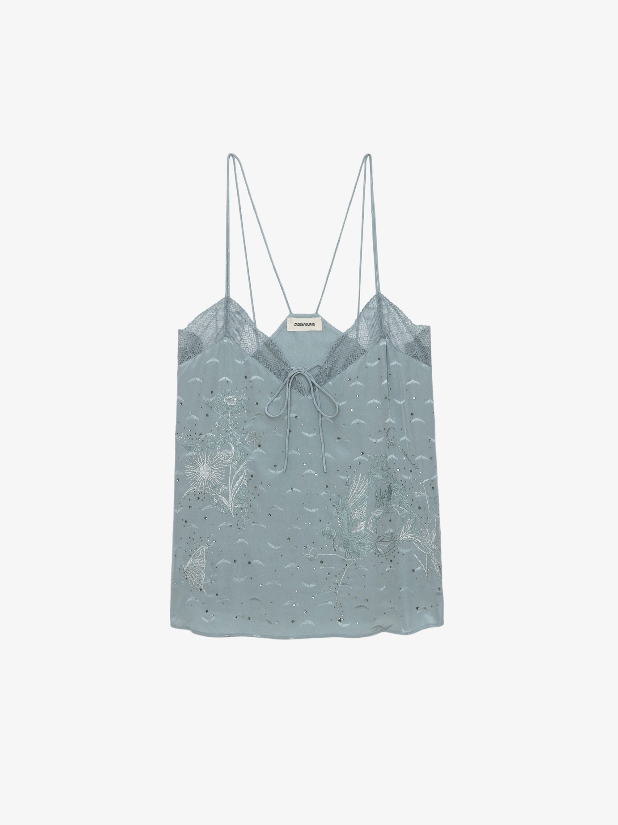 Capela Diamanté Silk Jacquard Camisole thumbnail 7