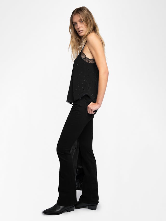 Christy Diamanté Silk Camisole