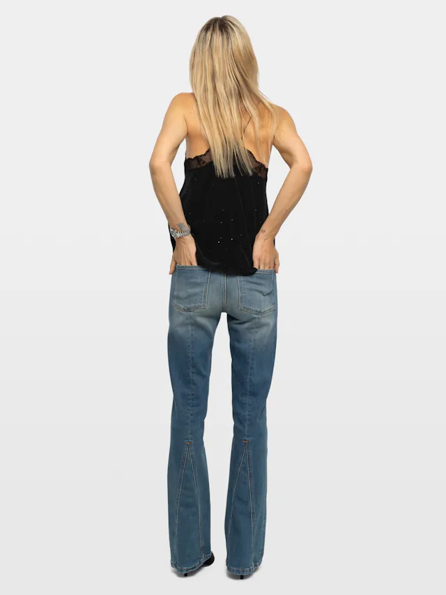 Christy Diamanté Silk Camisole