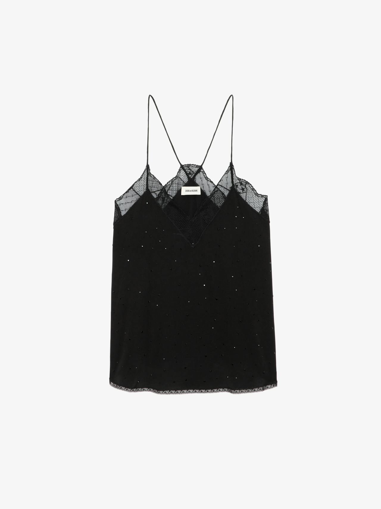 Christy Diamanté Silk Camisole