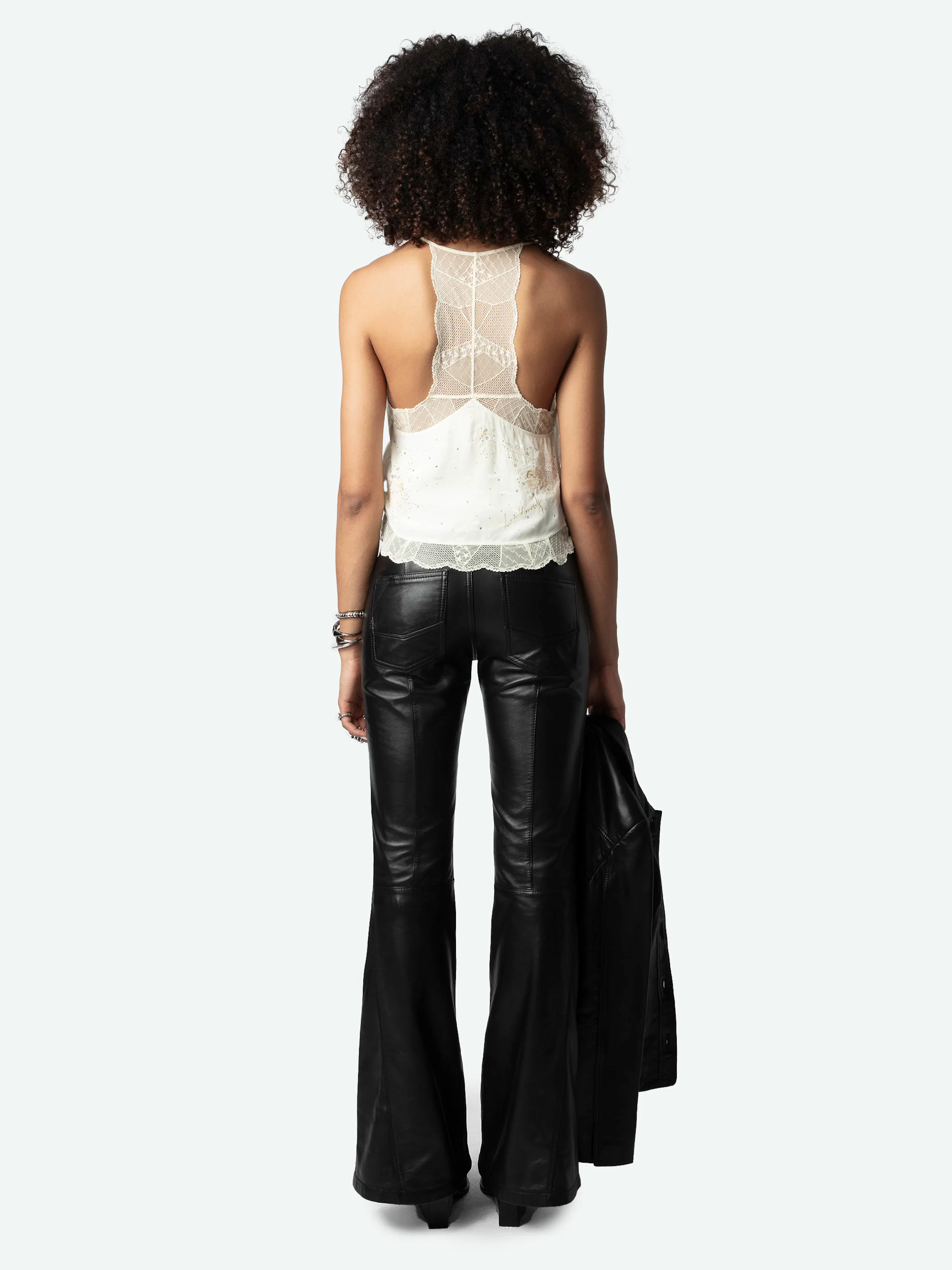 Caraco Claudy Wings Strass Soie Jacquard 2