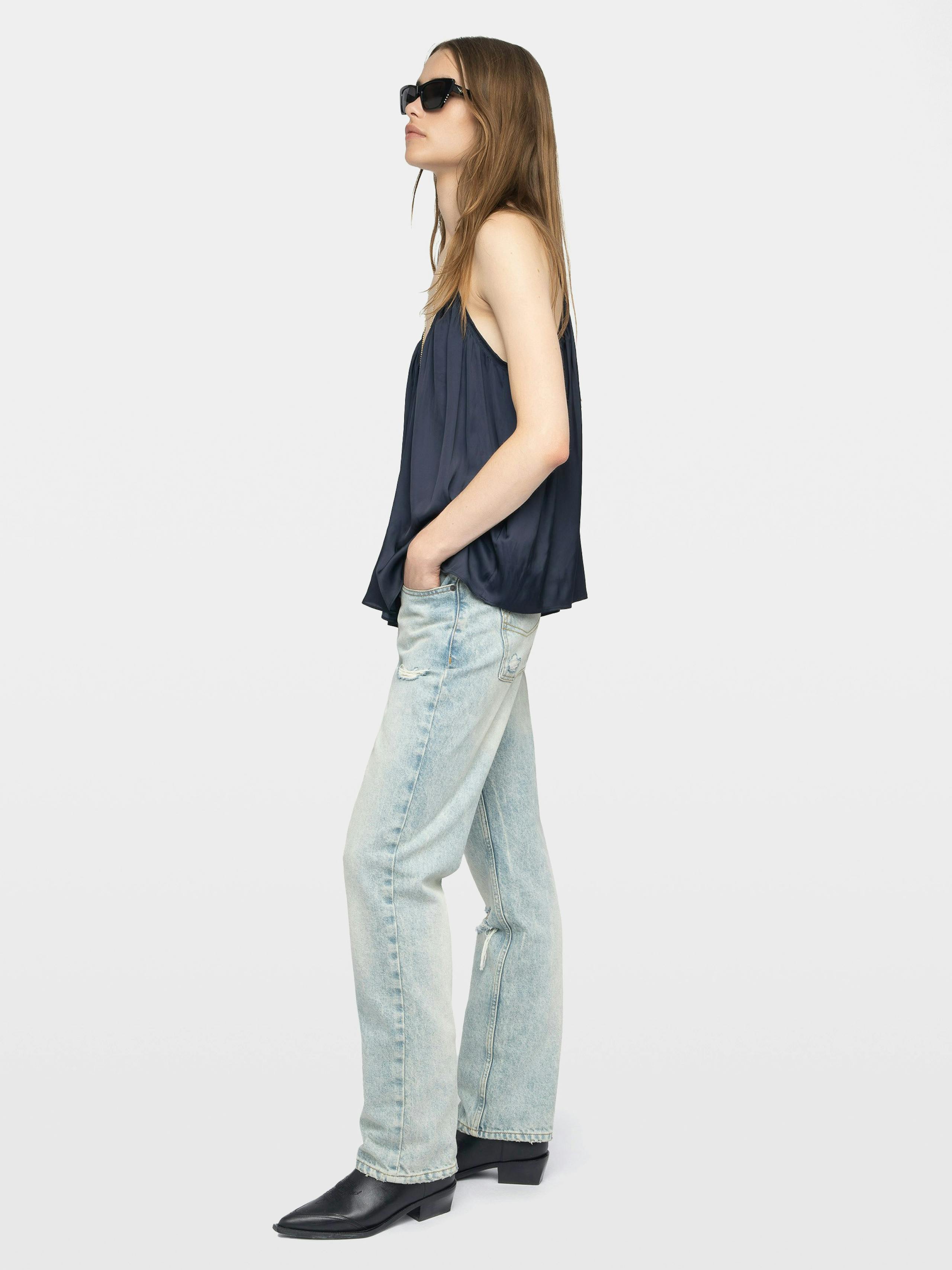 Cym Satin Pleated Camisole 4