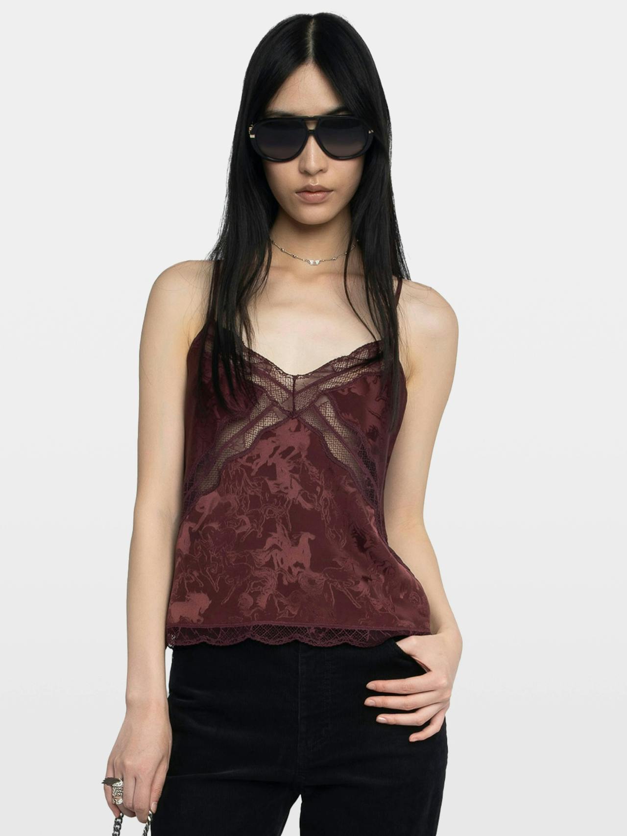 Cishi Silk Lace Camisole