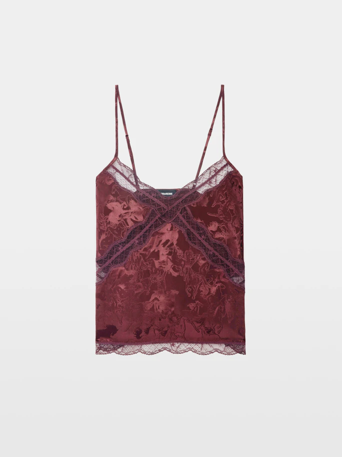 Zadig & Voltaire Cishi Silk Lace Camisole