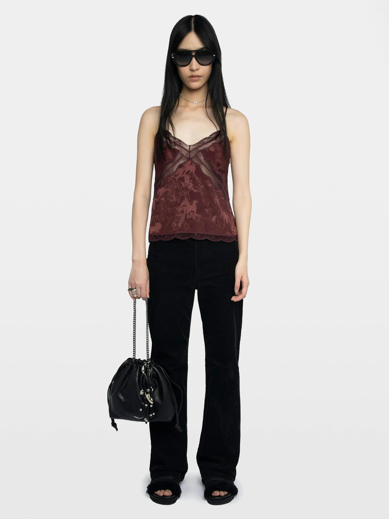 Cishi Silk Lace Camisole