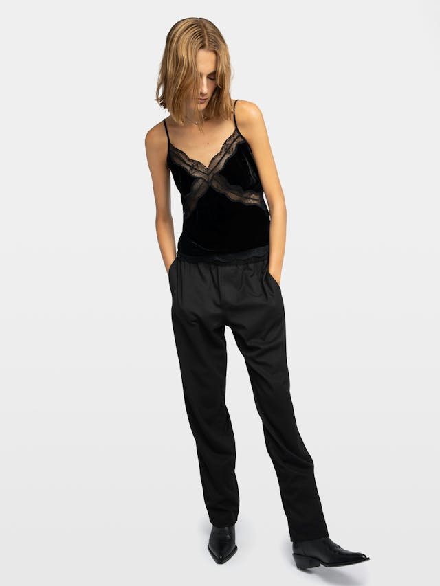 Top Lencero Cishi Terciopelo