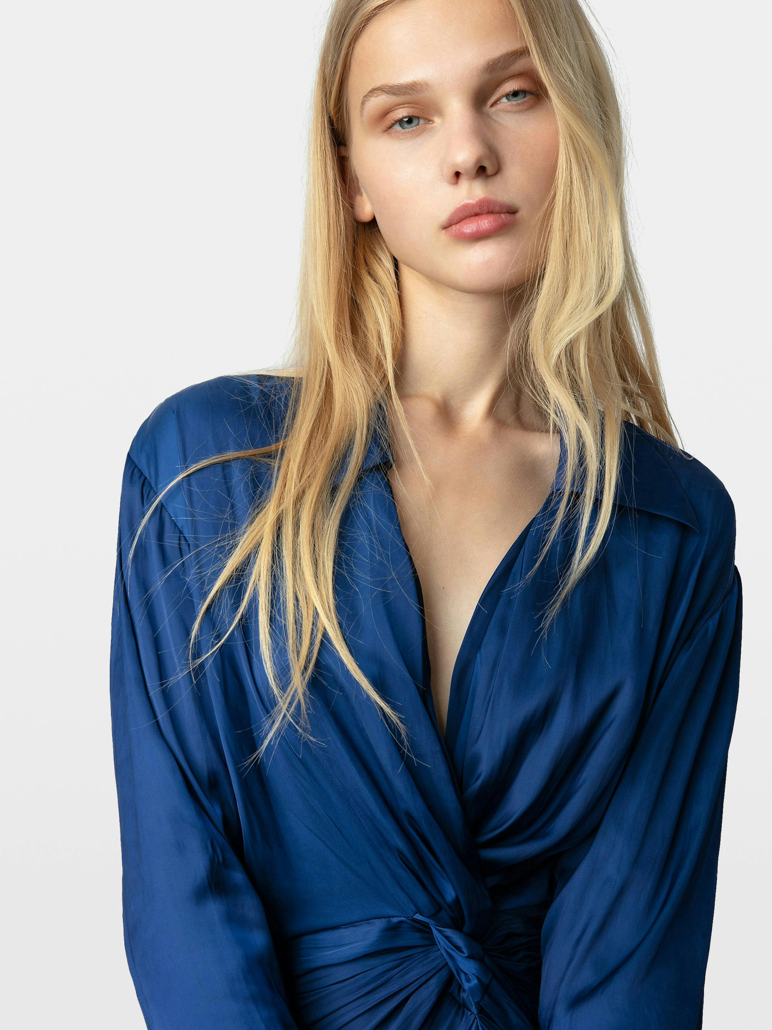 Vestido Rozo Satén 4