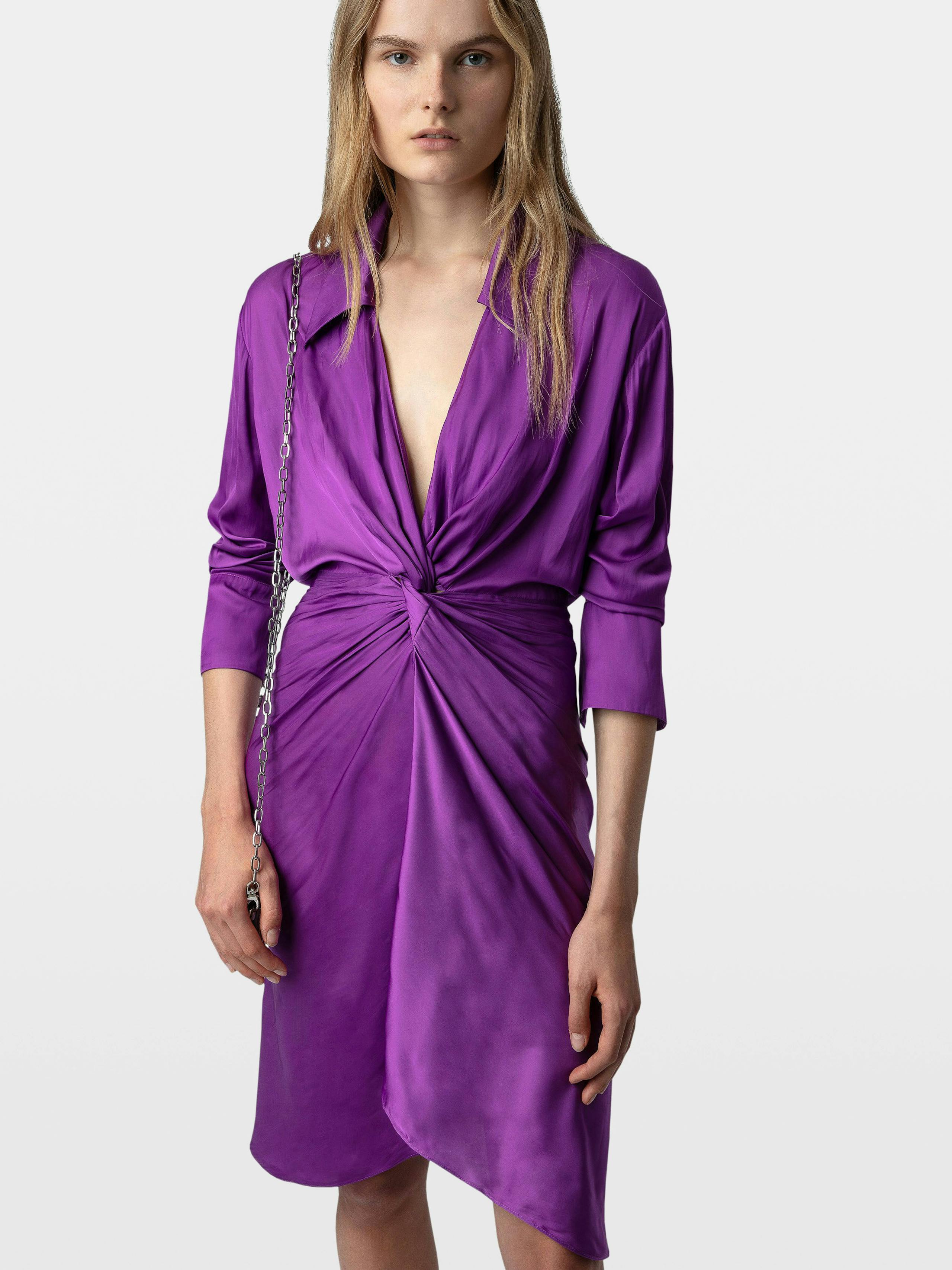 Vestido Rozo Satén 4