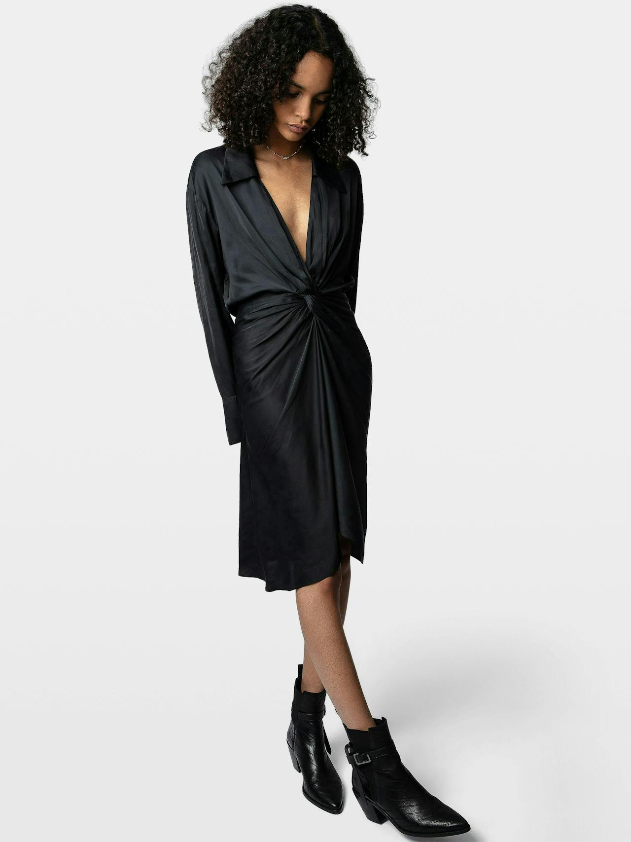 Vestido Rozo Satén 6