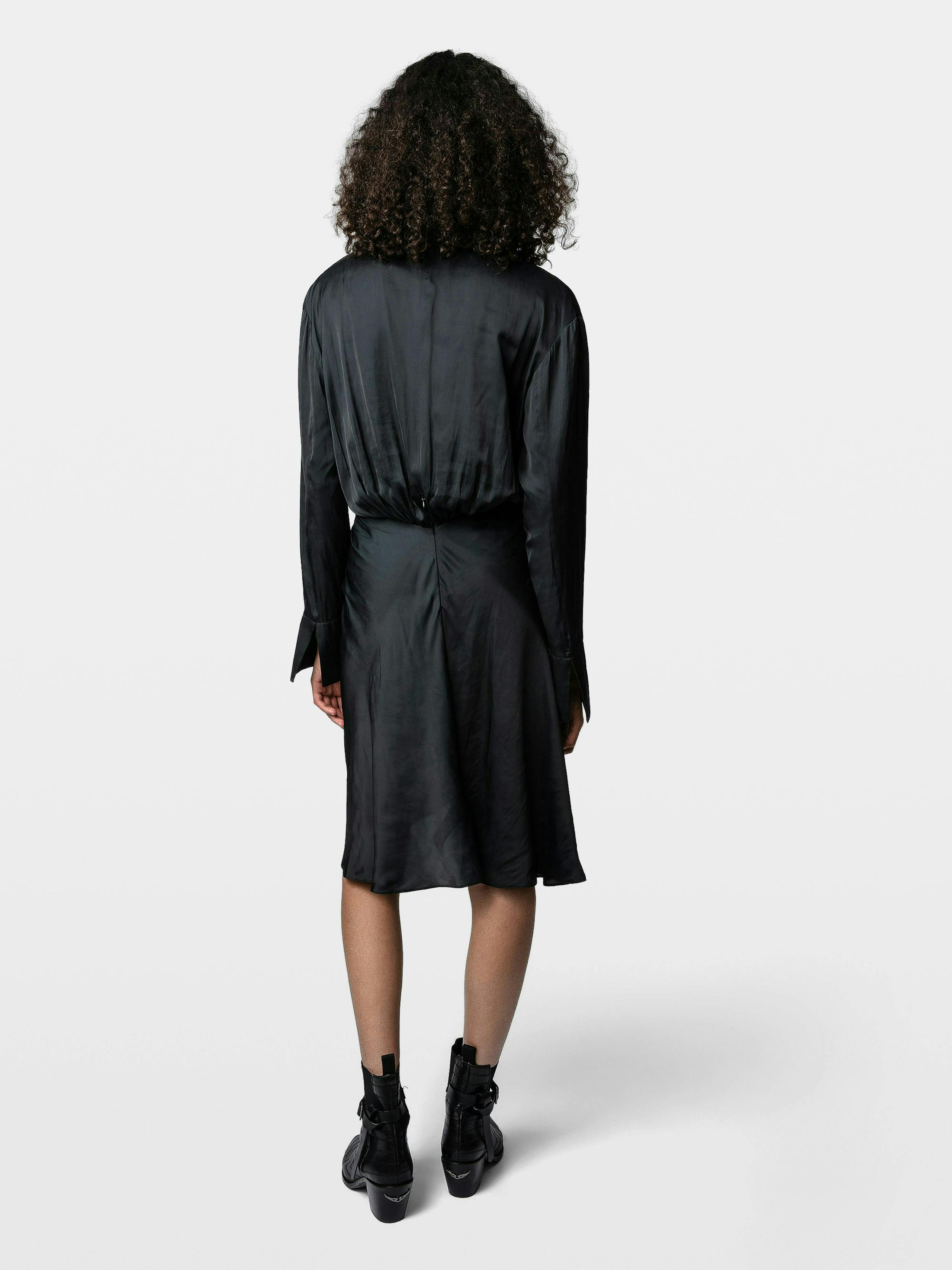 Vestido Rozo Satén 5