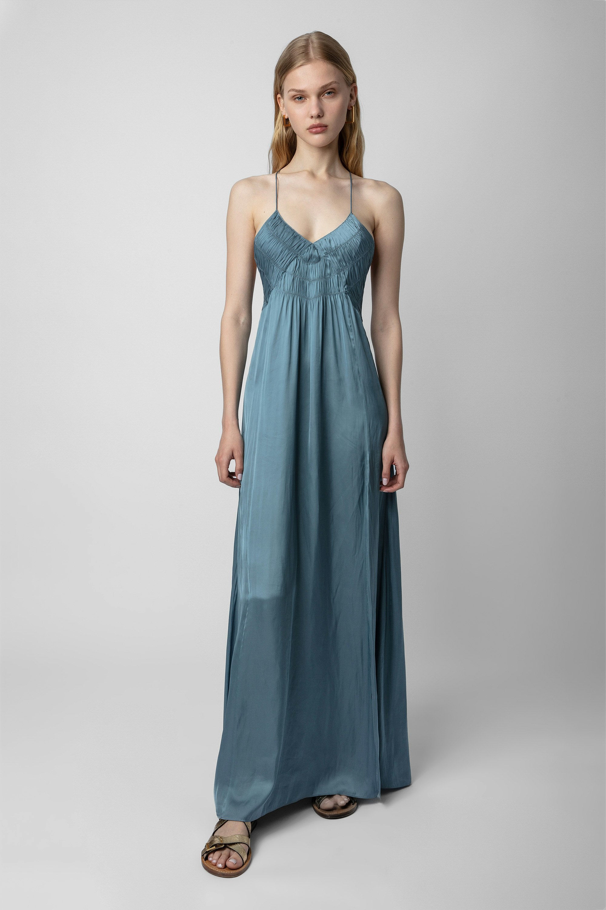 Rayon Satin Dress