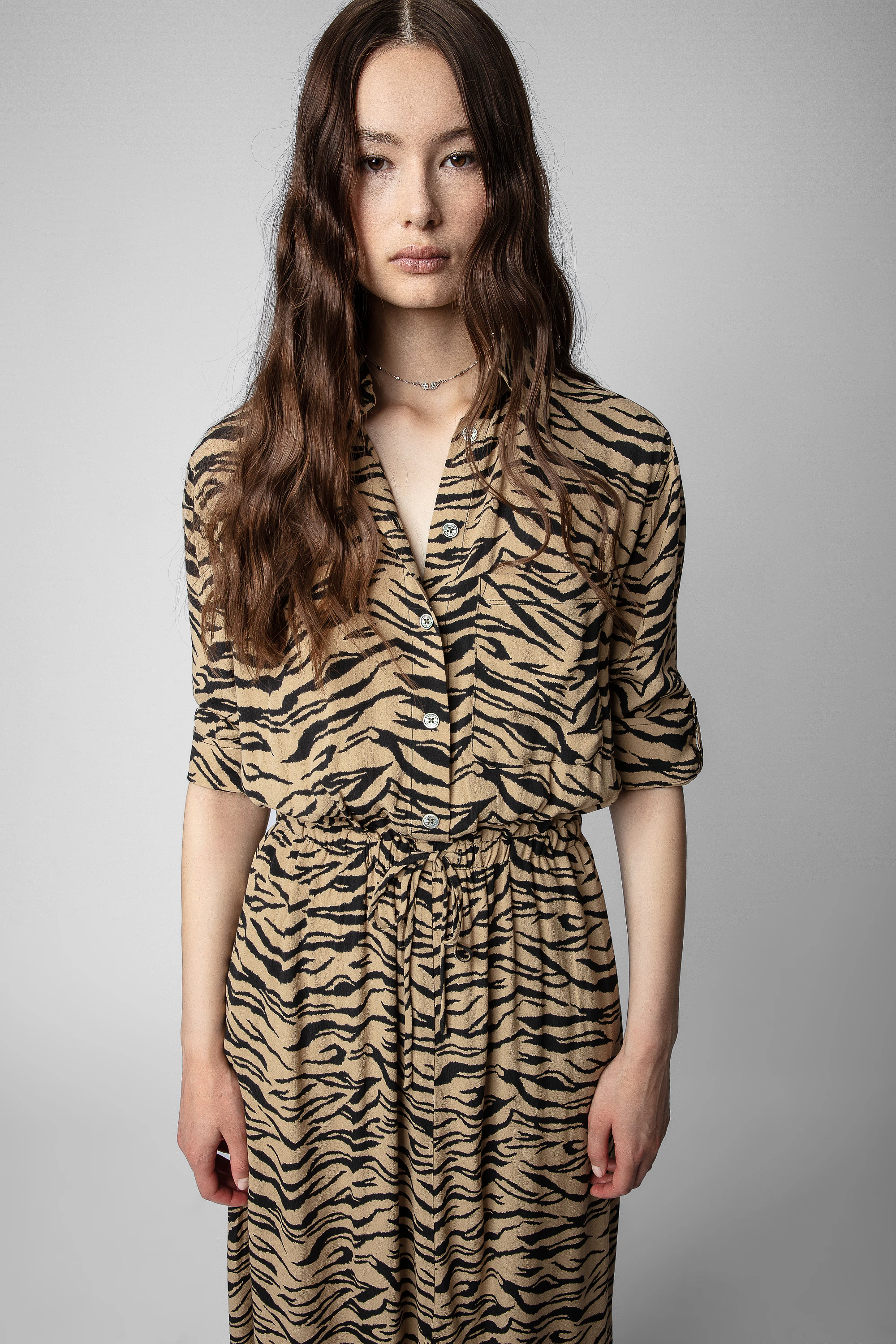 Radial Tiger Dress thumbnail 3