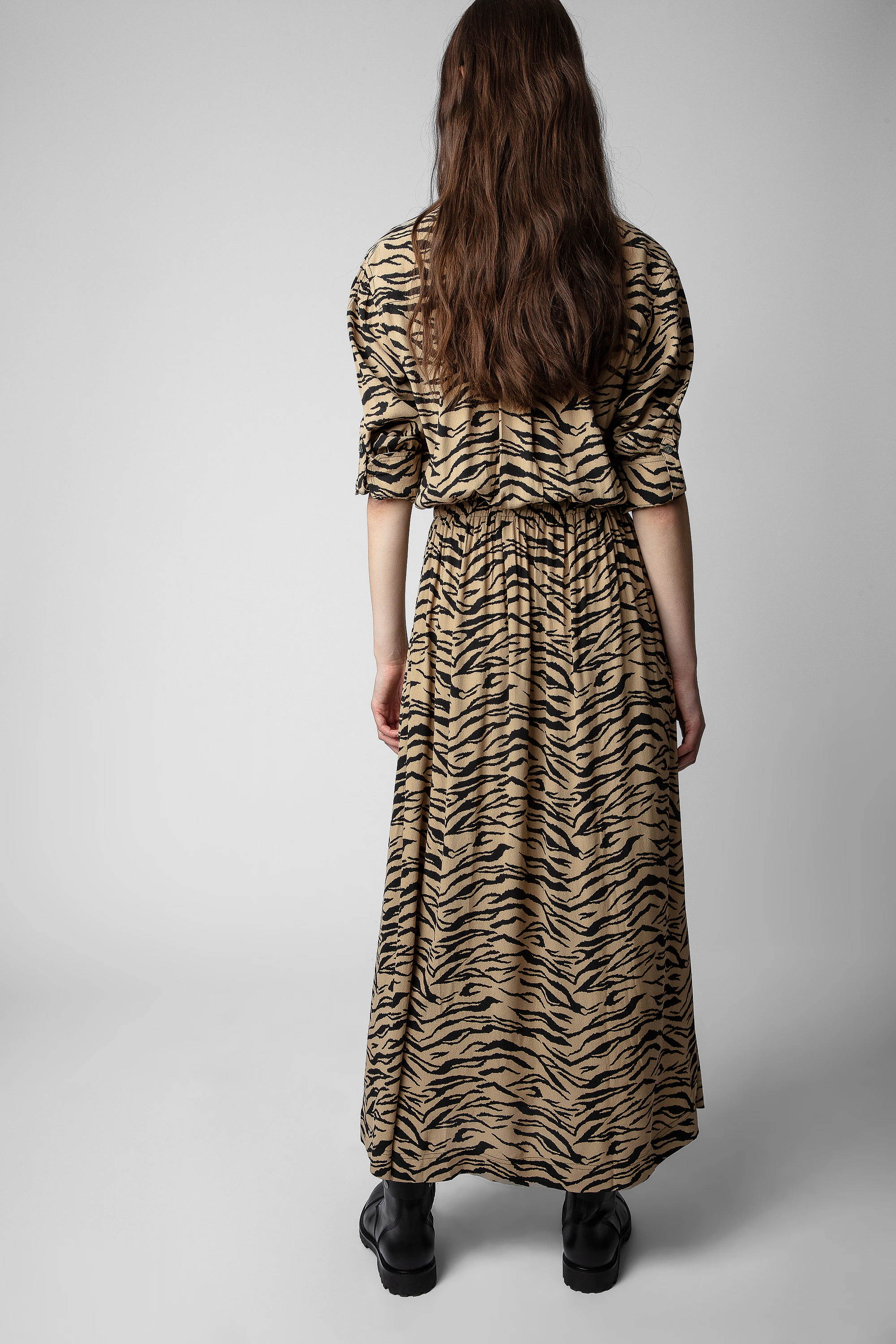 Radial Tiger Dress thumbnail 4