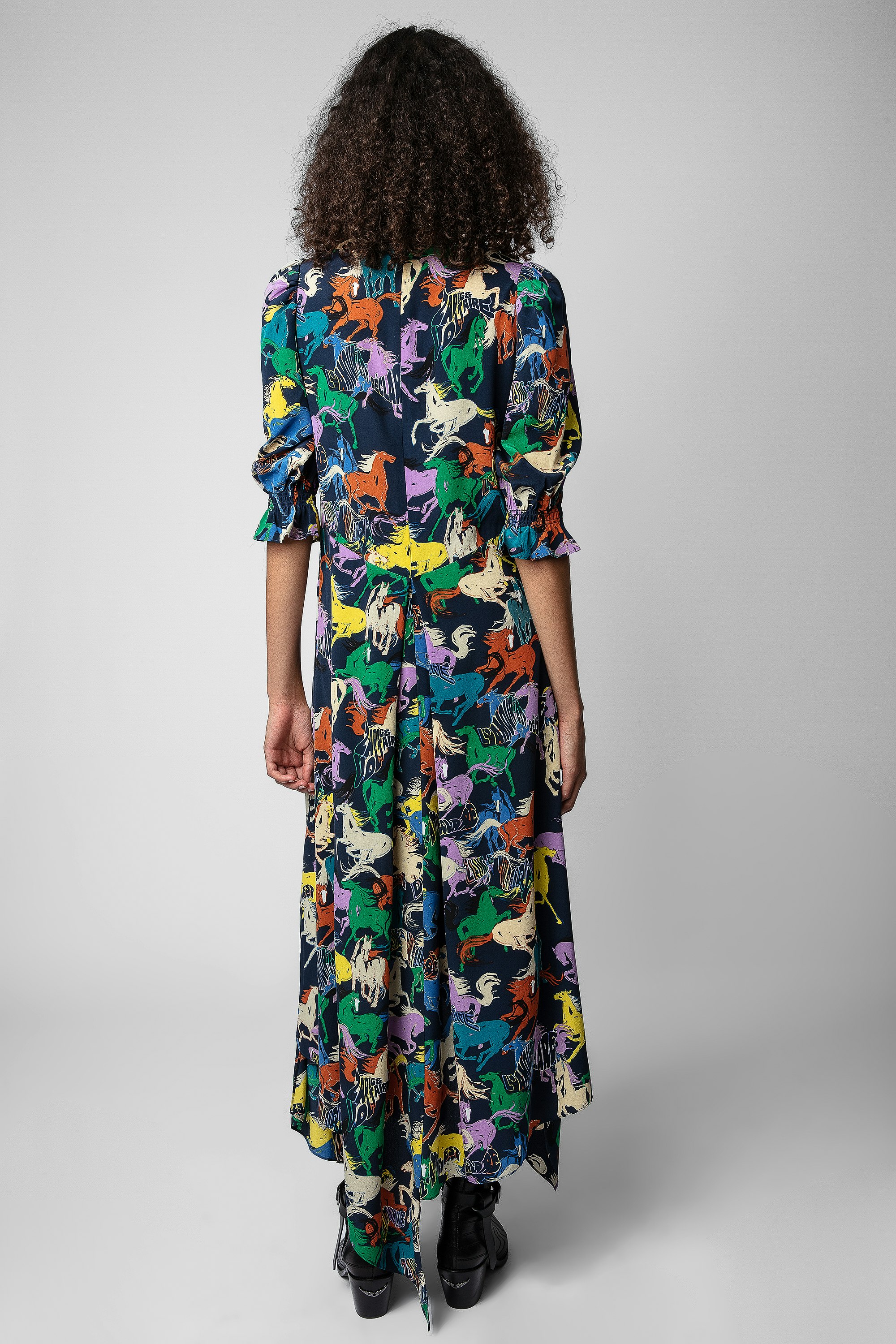 Ranage Horses Silk Dress 4