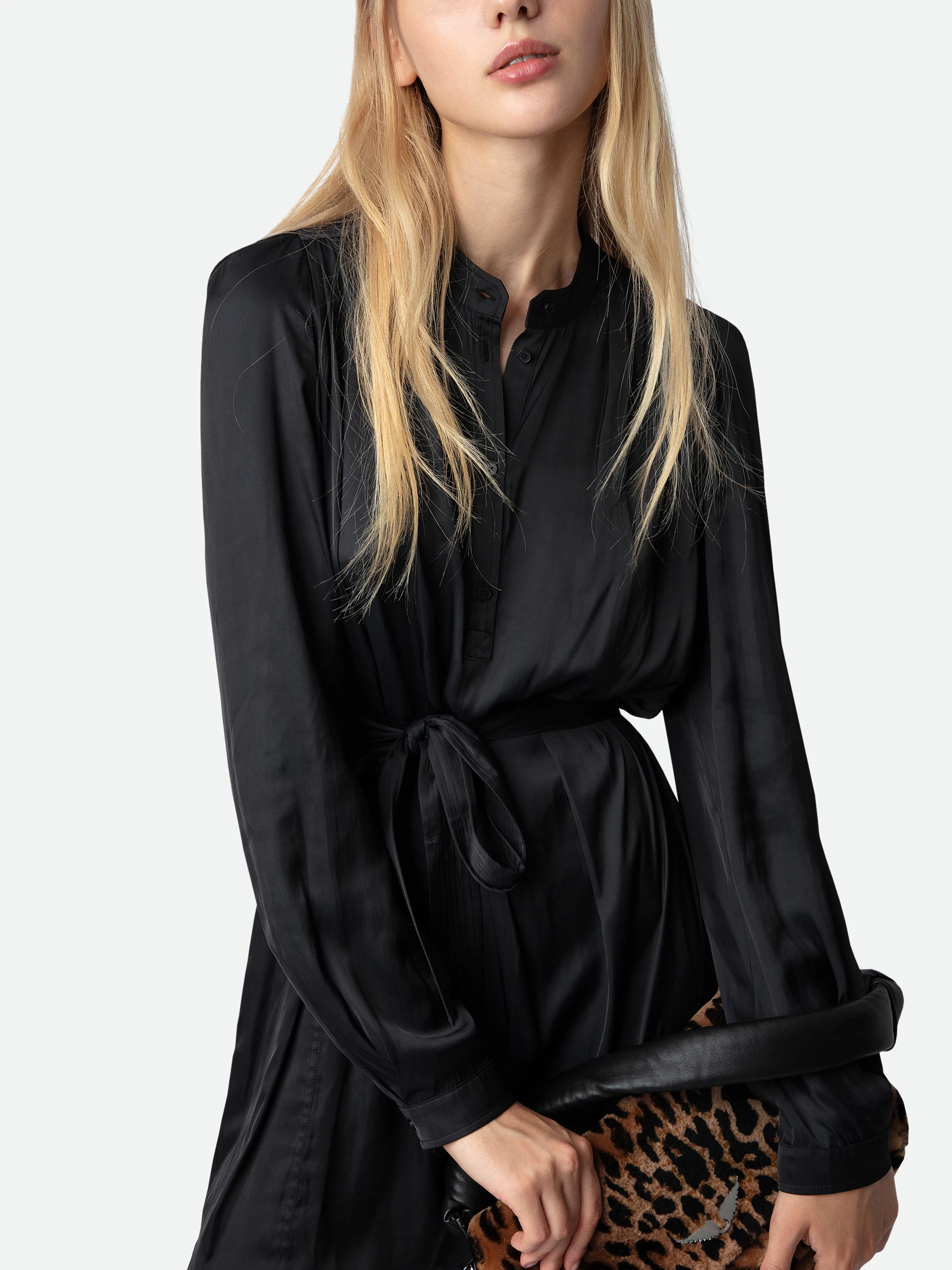 Ritchin Satin Dress dress black women | Zadig&Voltaire