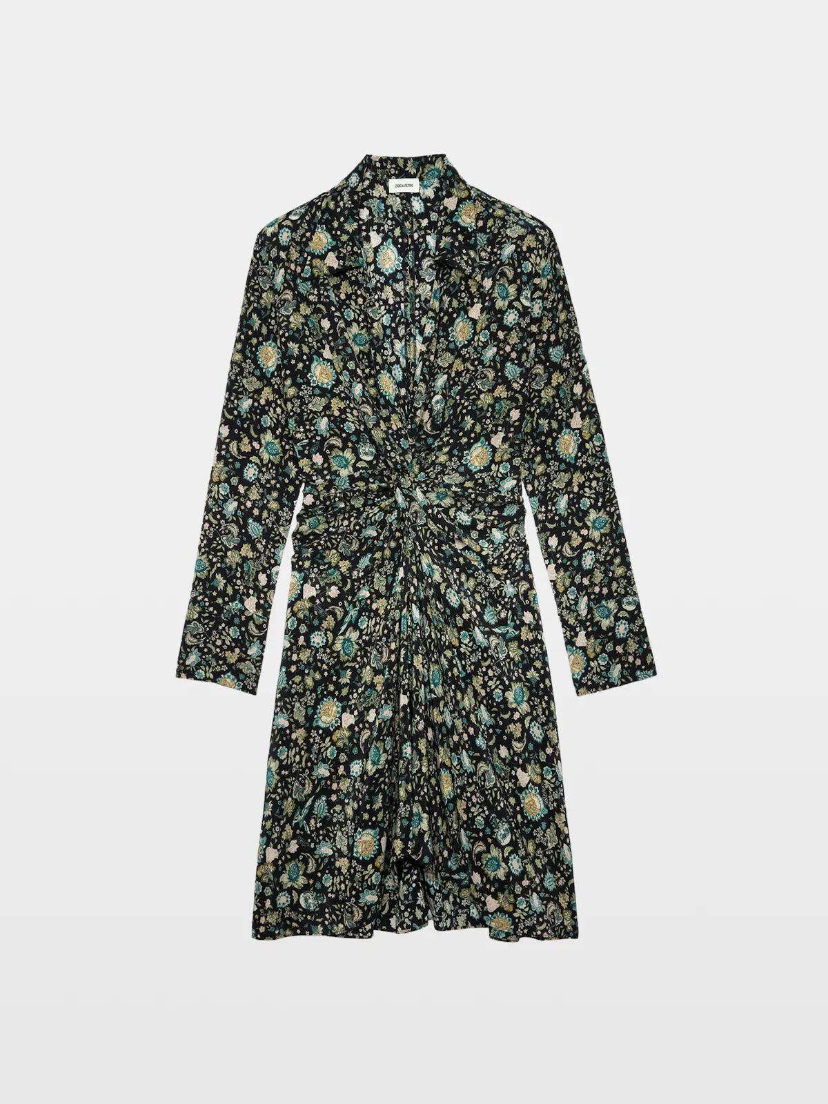 Vestido Rozo 100% Seda