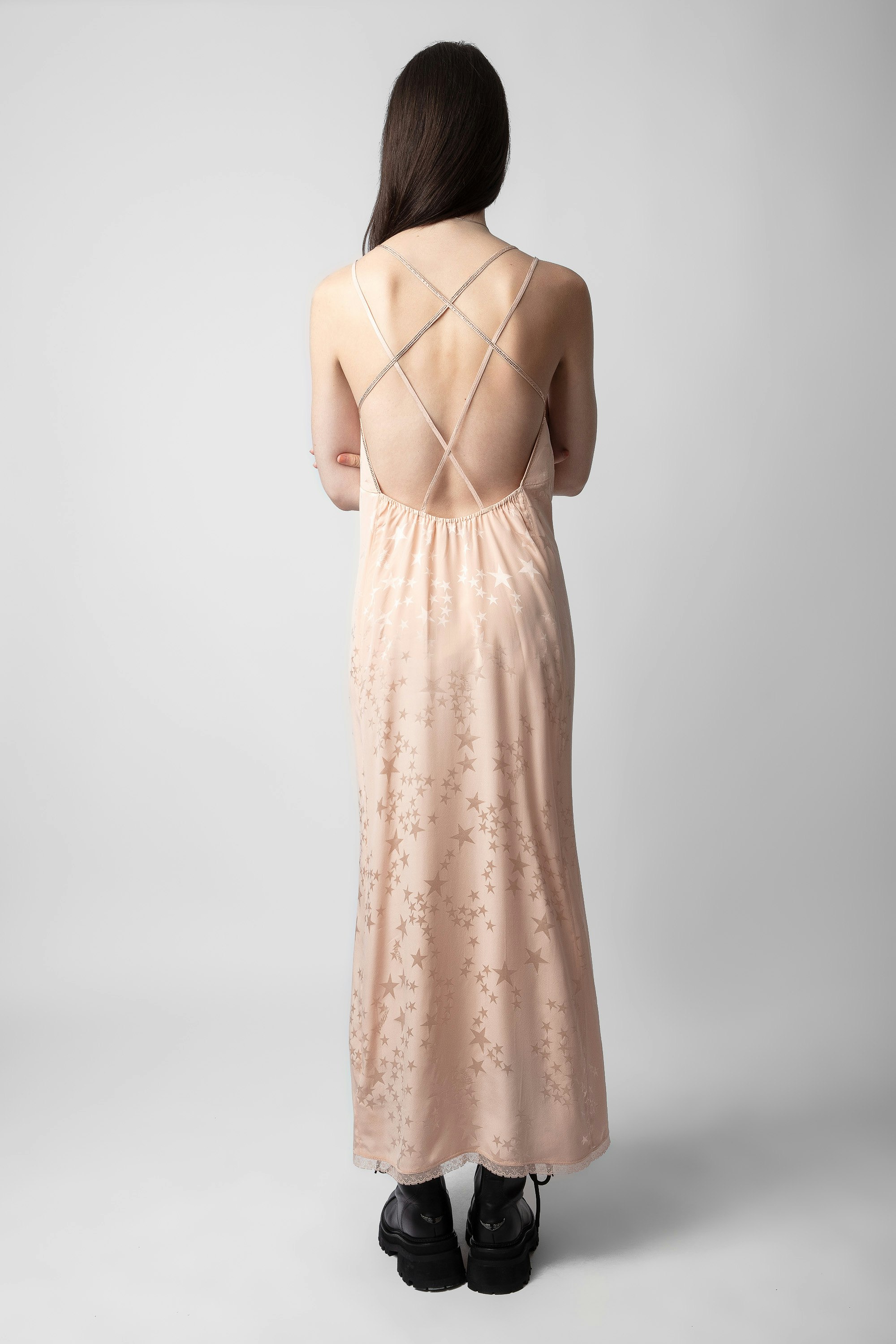 Rohal Silk Jacquard Dress