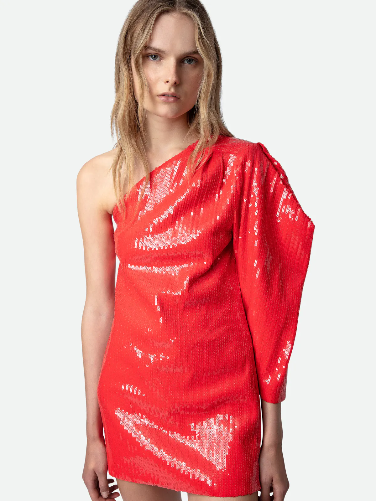 zadig voltaire sequin dress Zadig & Voltaire Ristyl Sequin Dress - WWDR01350_MASTIC