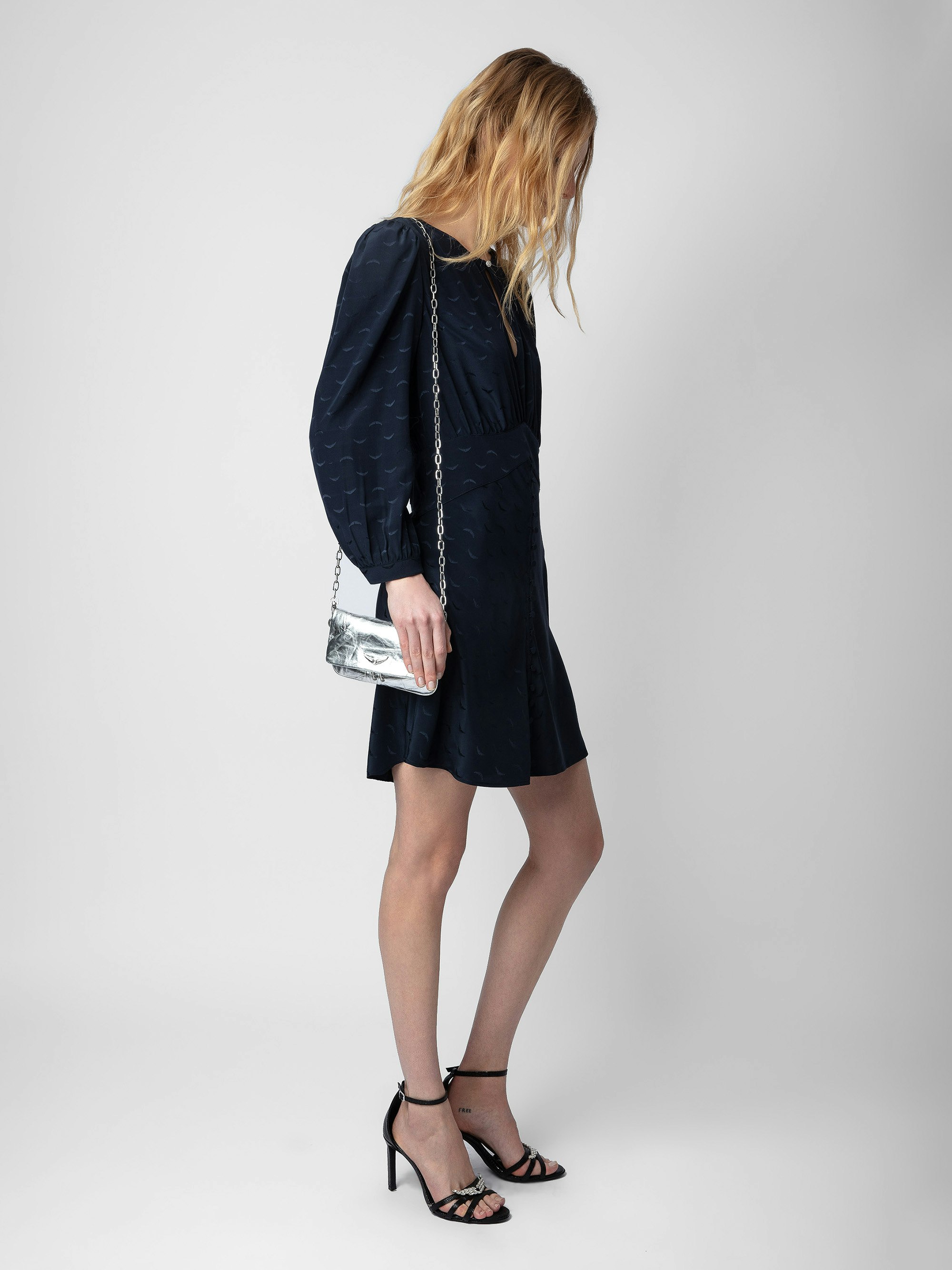 Rhodri Silk Jacquard Dress