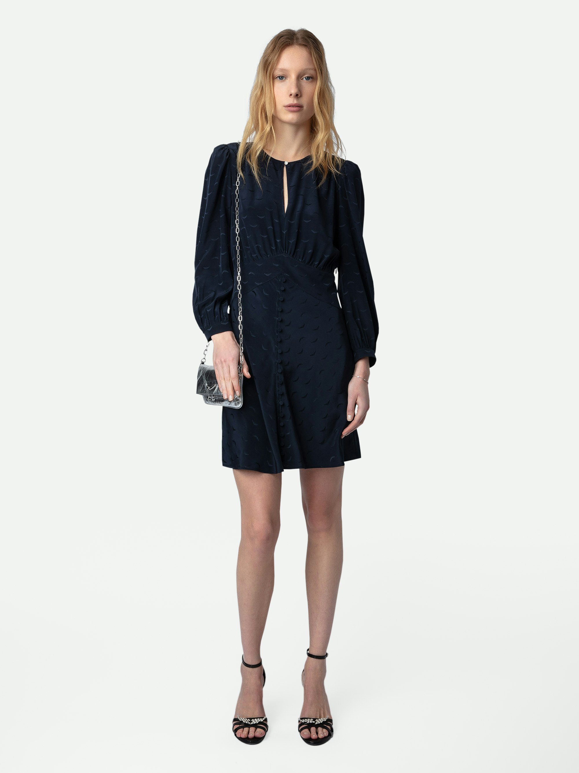 Rhodri Silk Jacquard Dress