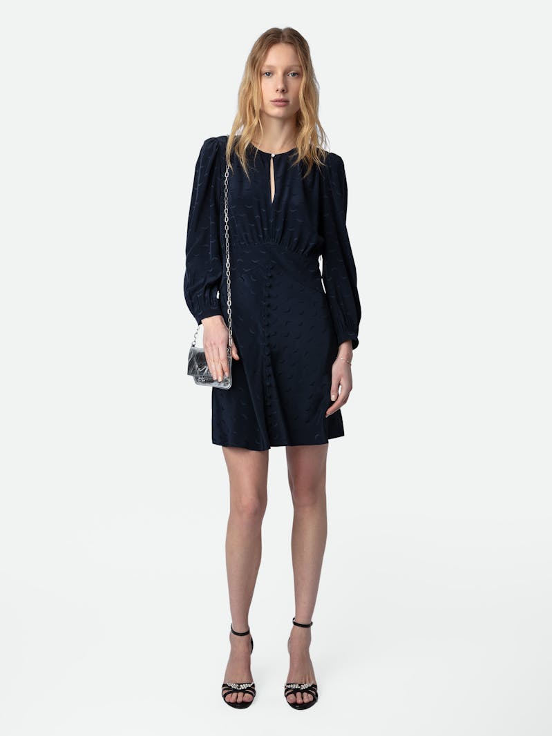 Rhodri Silk Jacquard Dress