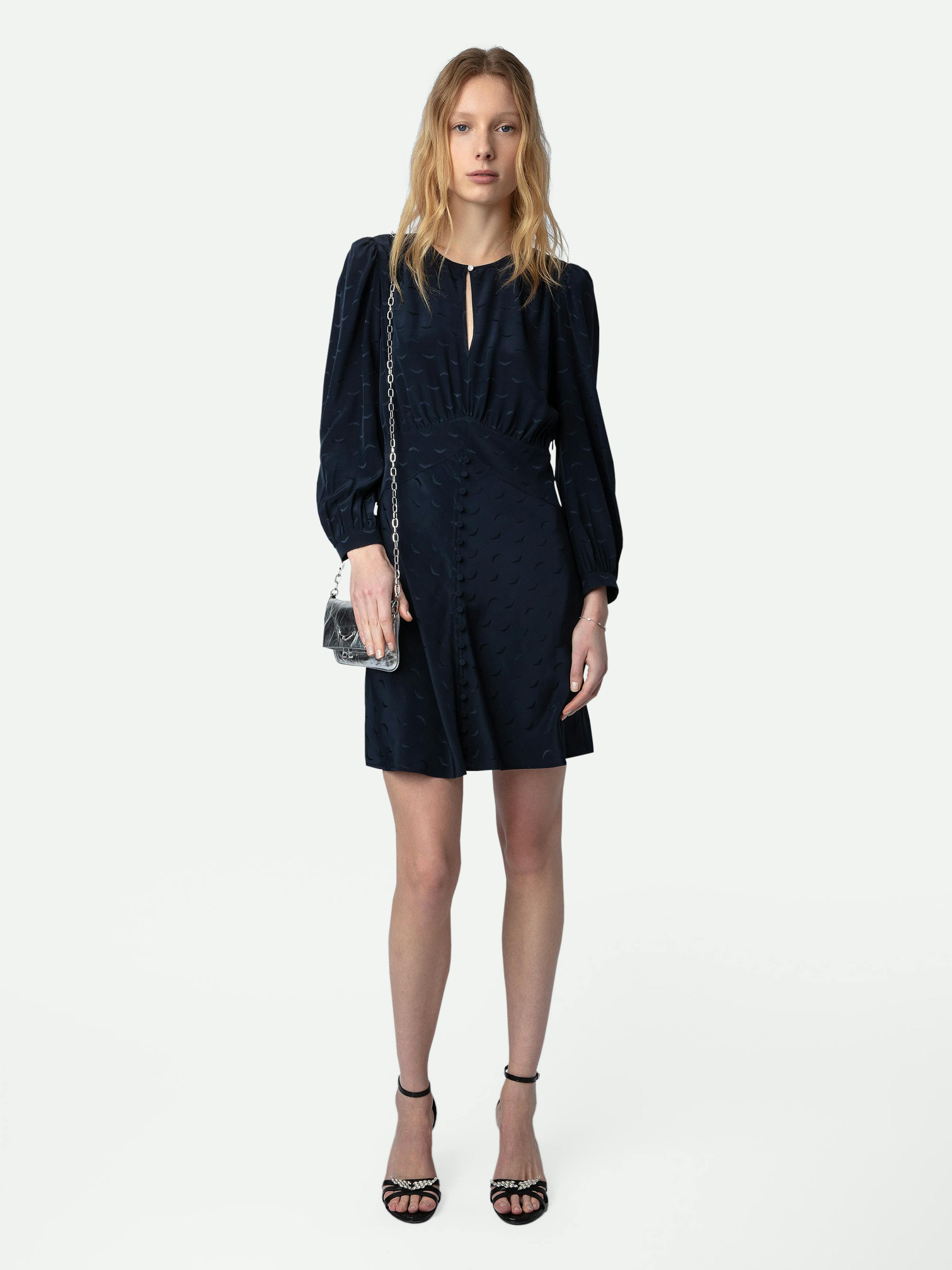 Rhodri Silk Jacquard Dress 1