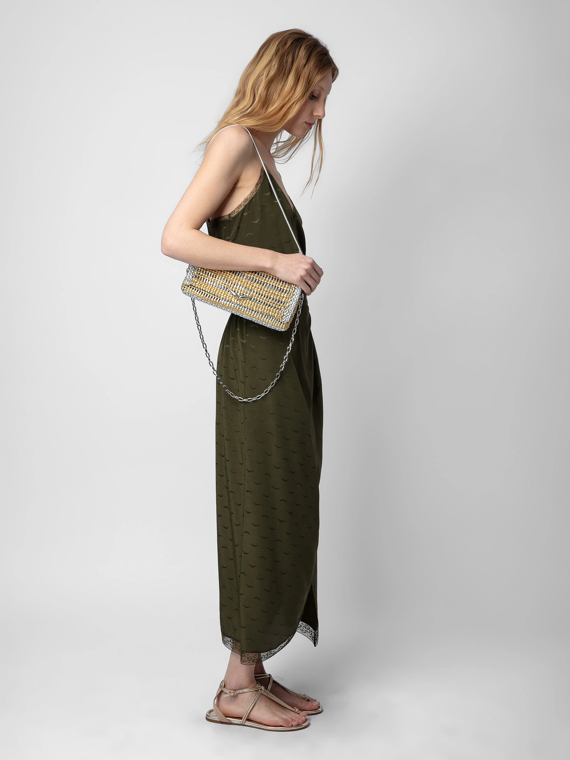 Rixi Dress 100% Silk Jacquard thumbnail 3