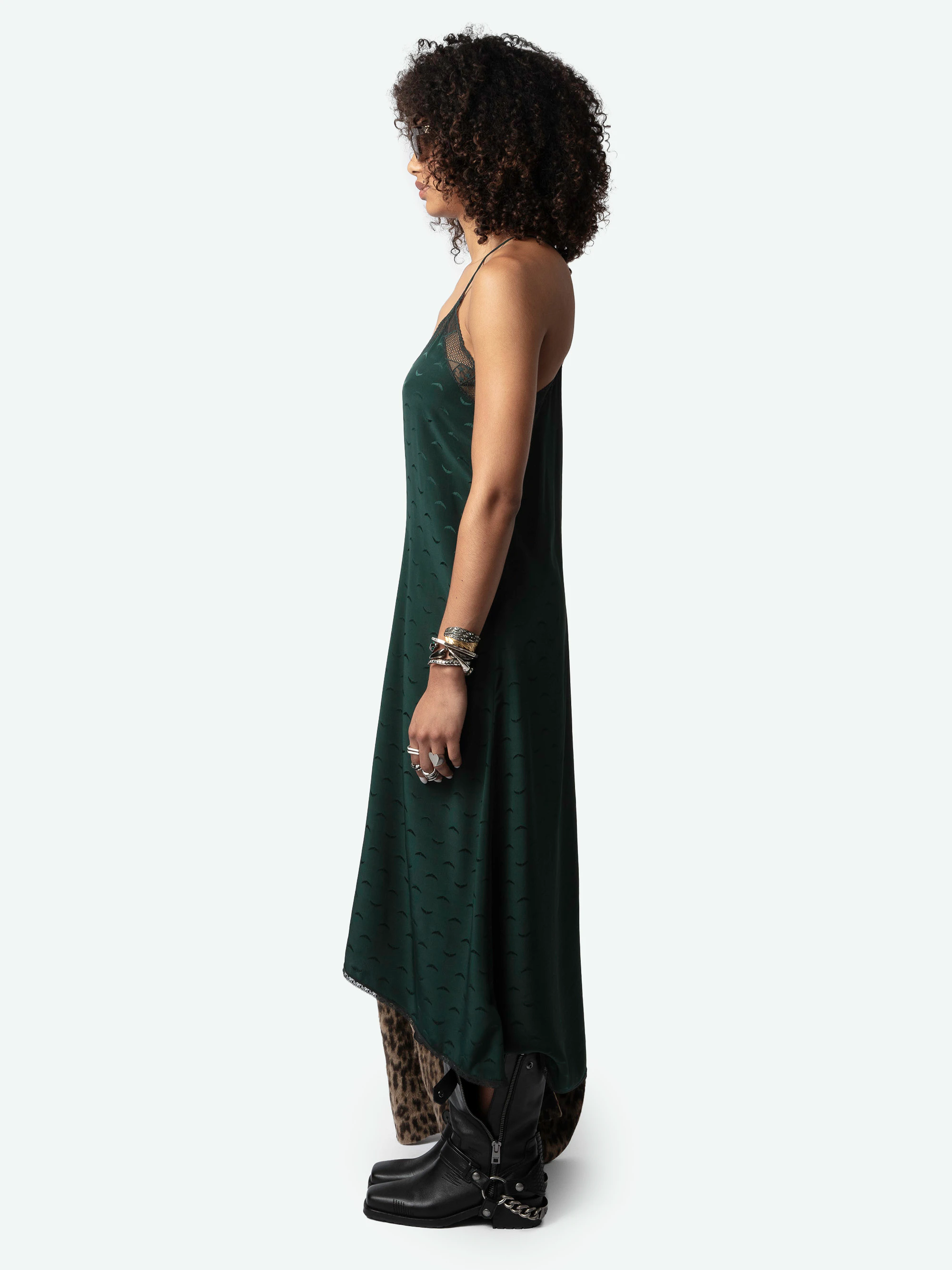 Robe Risty Wings Soie Jacquard