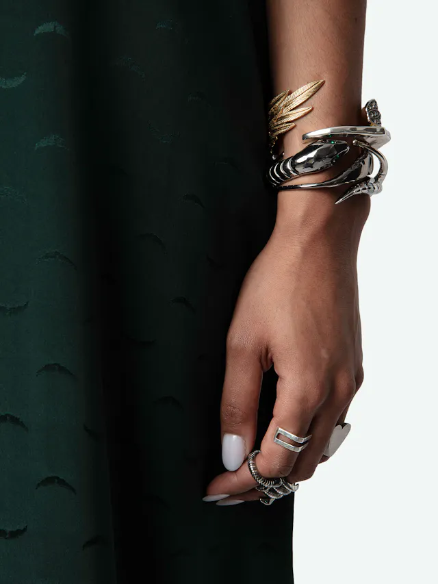 Robe Risty Wings Soie Jacquard