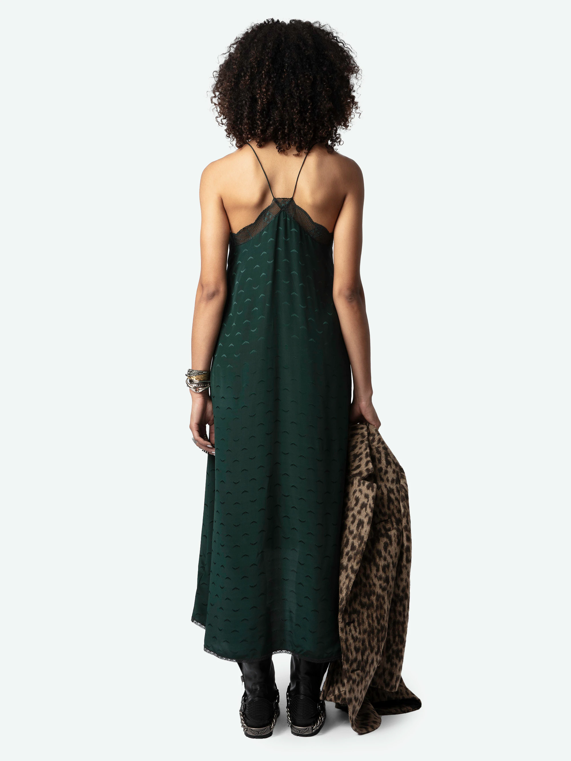 Robe Risty Wings Soie Jacquard