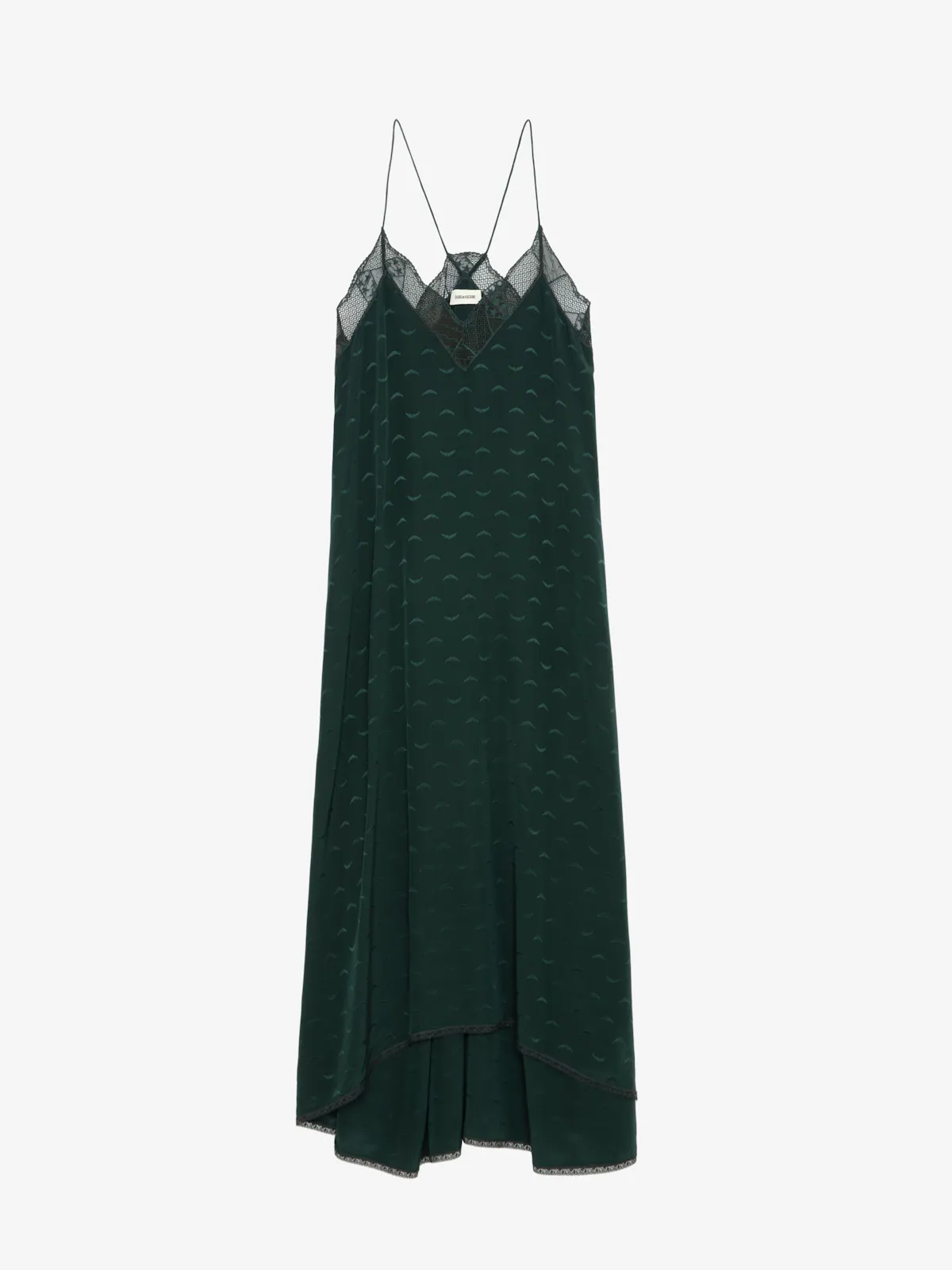 Vestido Risty Wings de Jacquard de Seda