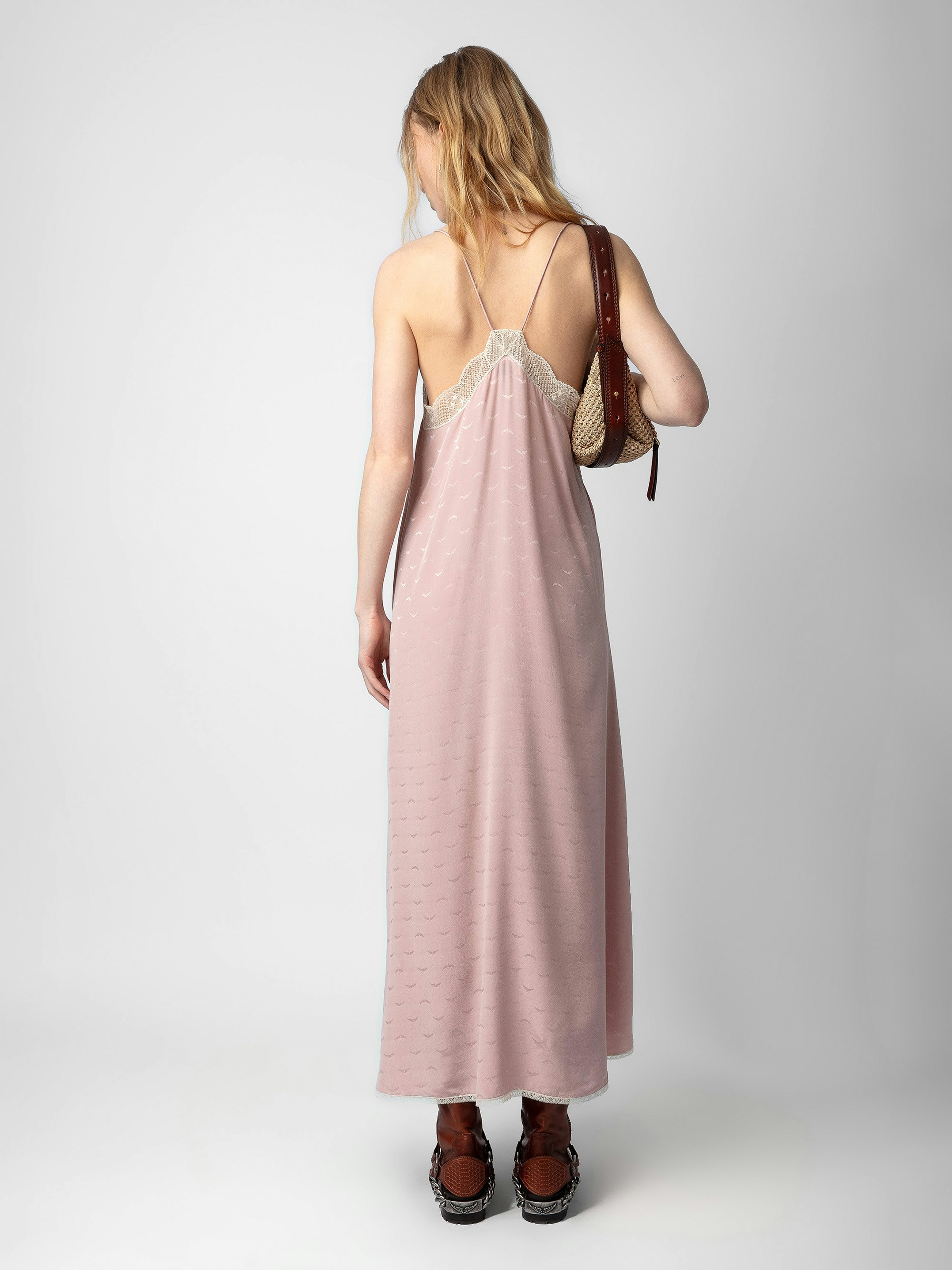 Vestido Risty Wings de Jacquard de Seda 2