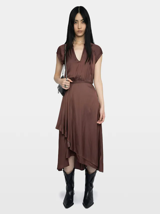 Randall Asymmetric Ruffled Dress