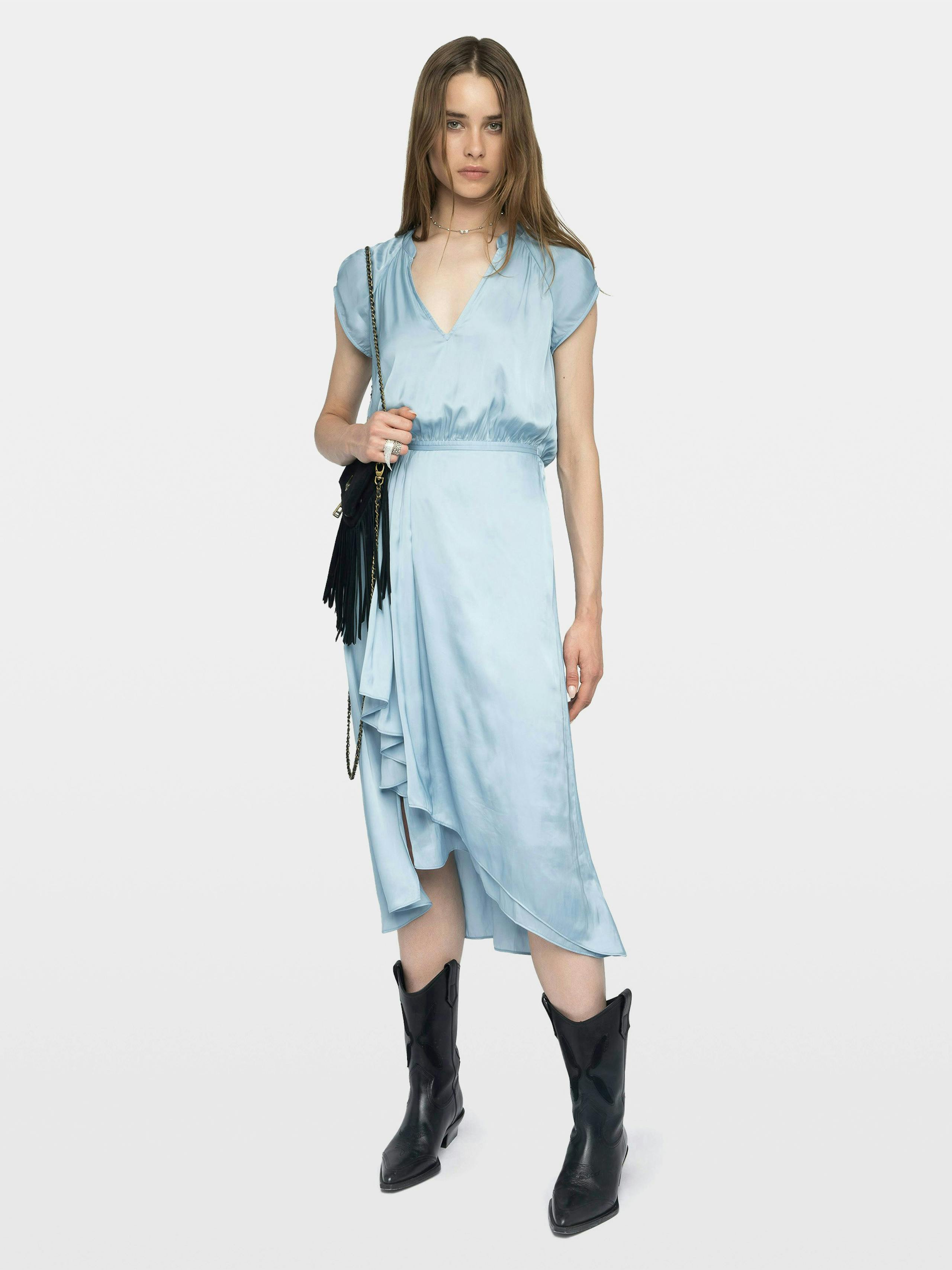 Randall Asymmetric Ruffled Dress 4