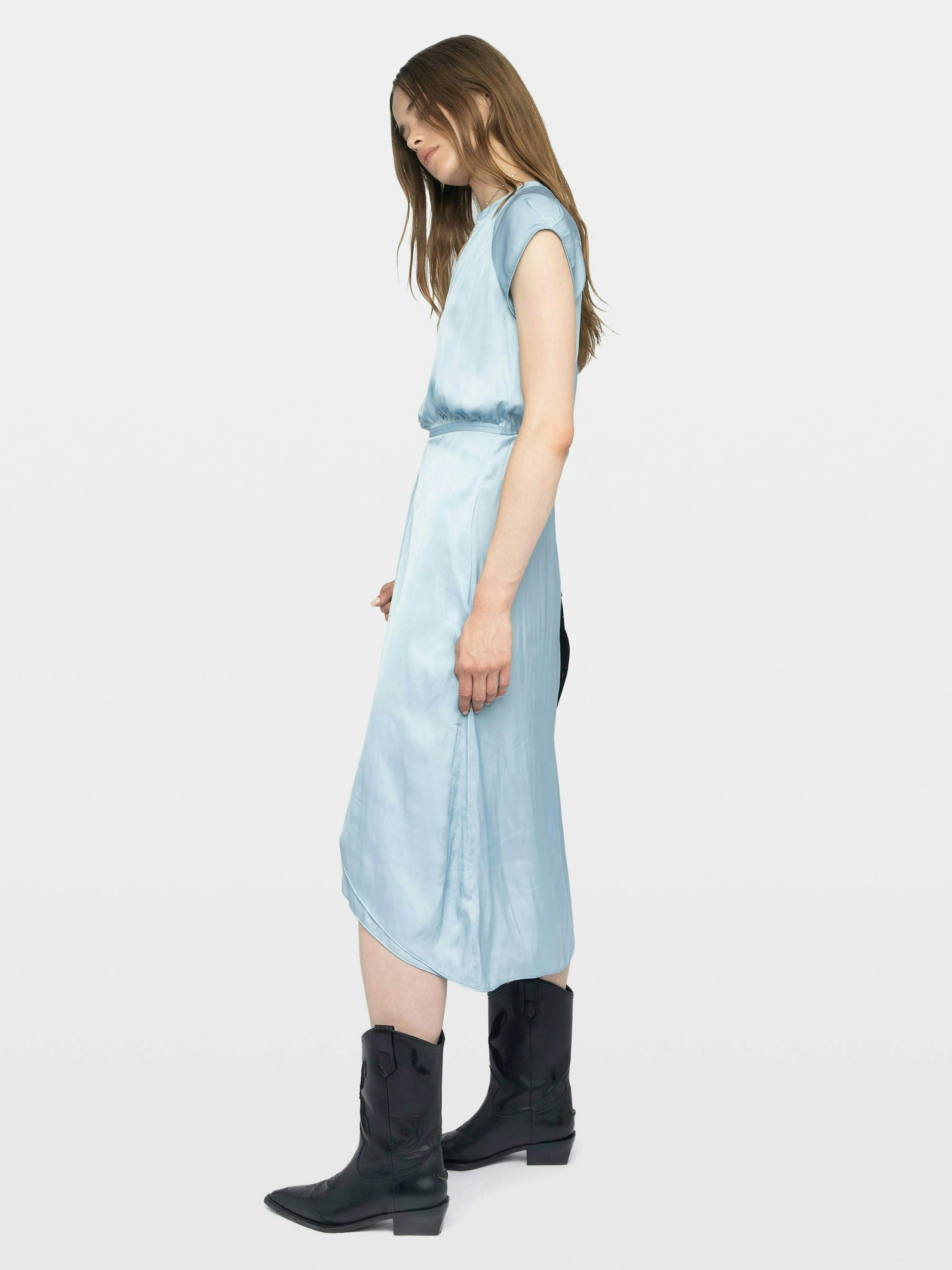 Randall Asymmetric Ruffled Dress 5