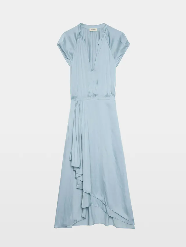 Randall Asymmetric Ruffled Dress