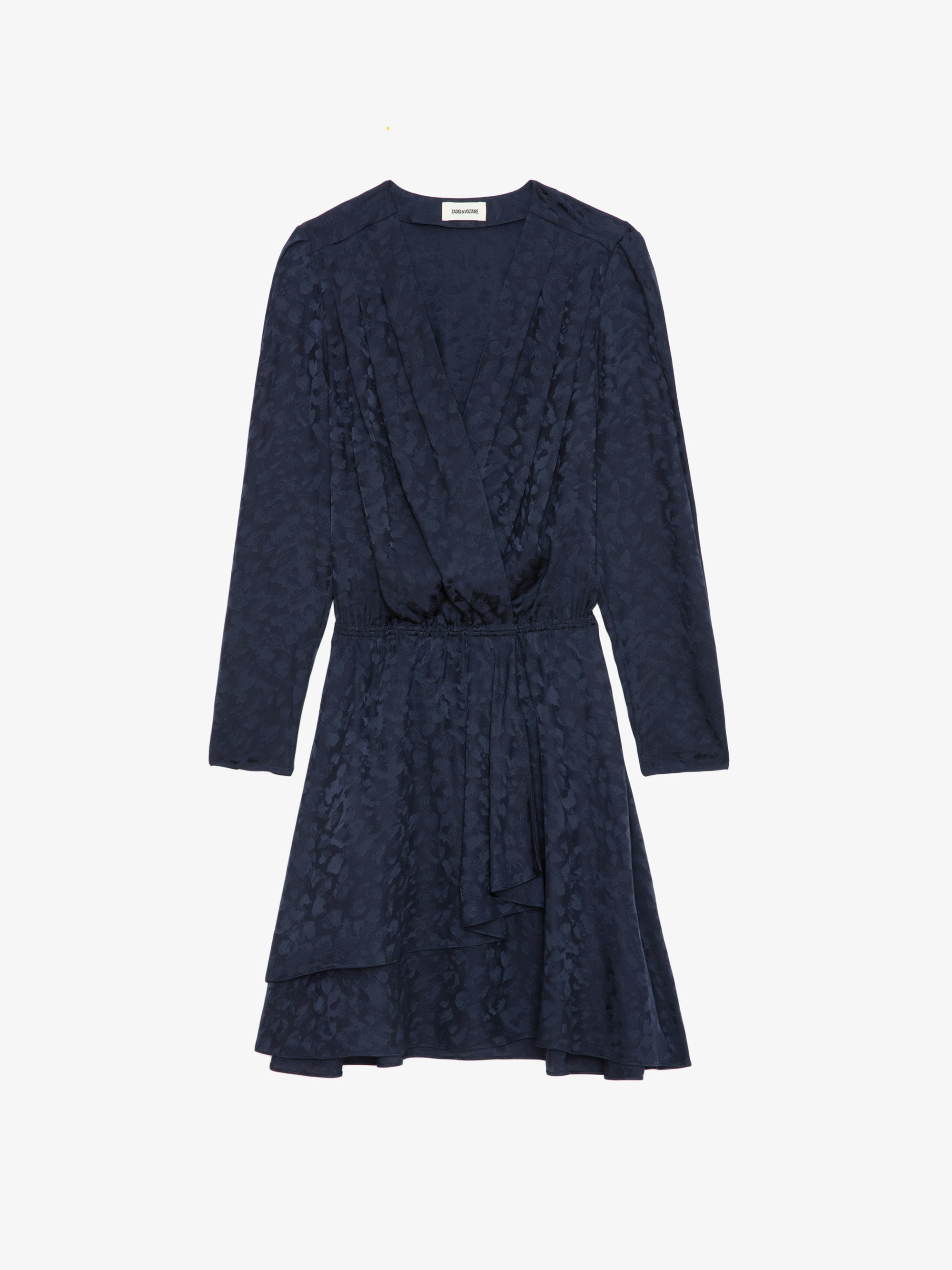 Vestido Rogers de Leopardo de Jacquard de Seda 7