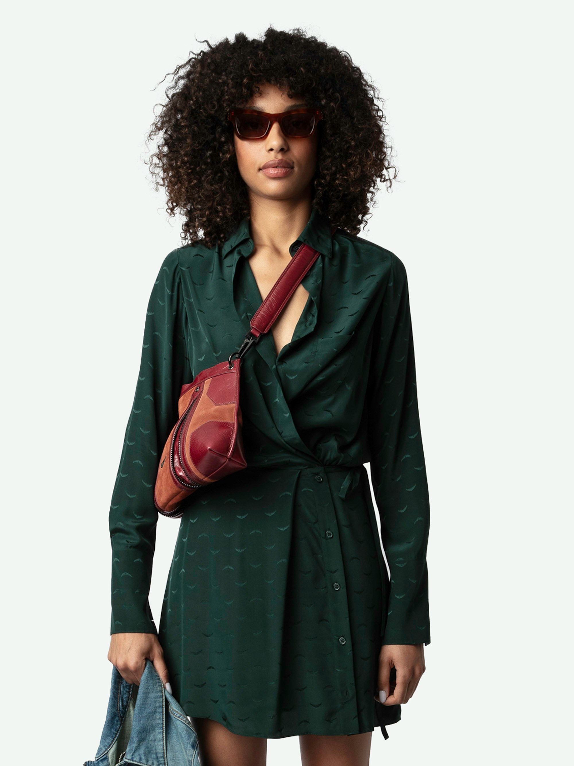 Robe Runelle Wings Seta Jacquard 3