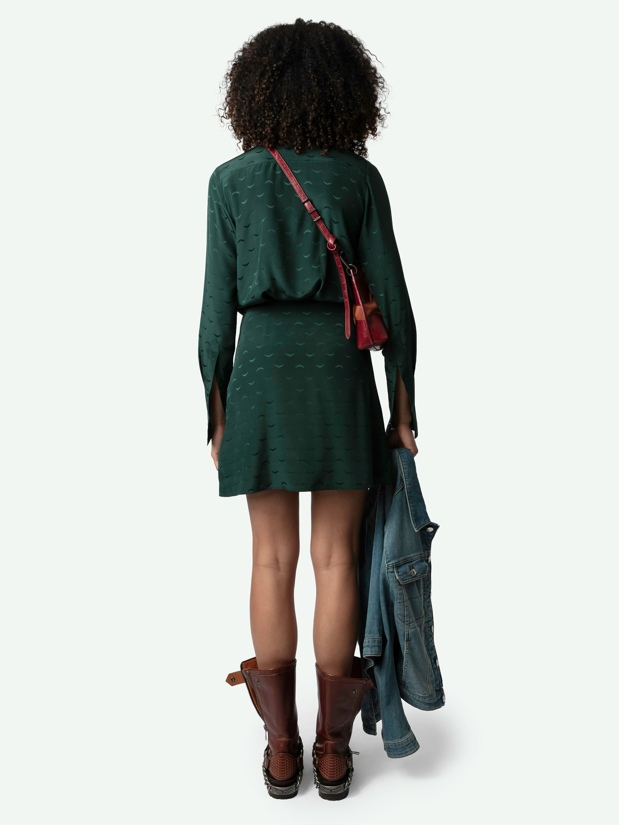 Robe Runelle Wings Seta Jacquard 2