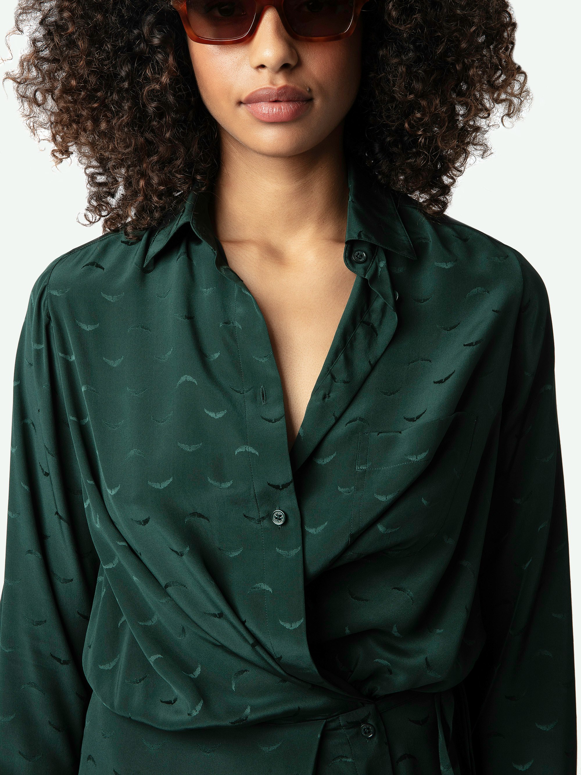 Robe Runelle Wings Seta Jacquard 6