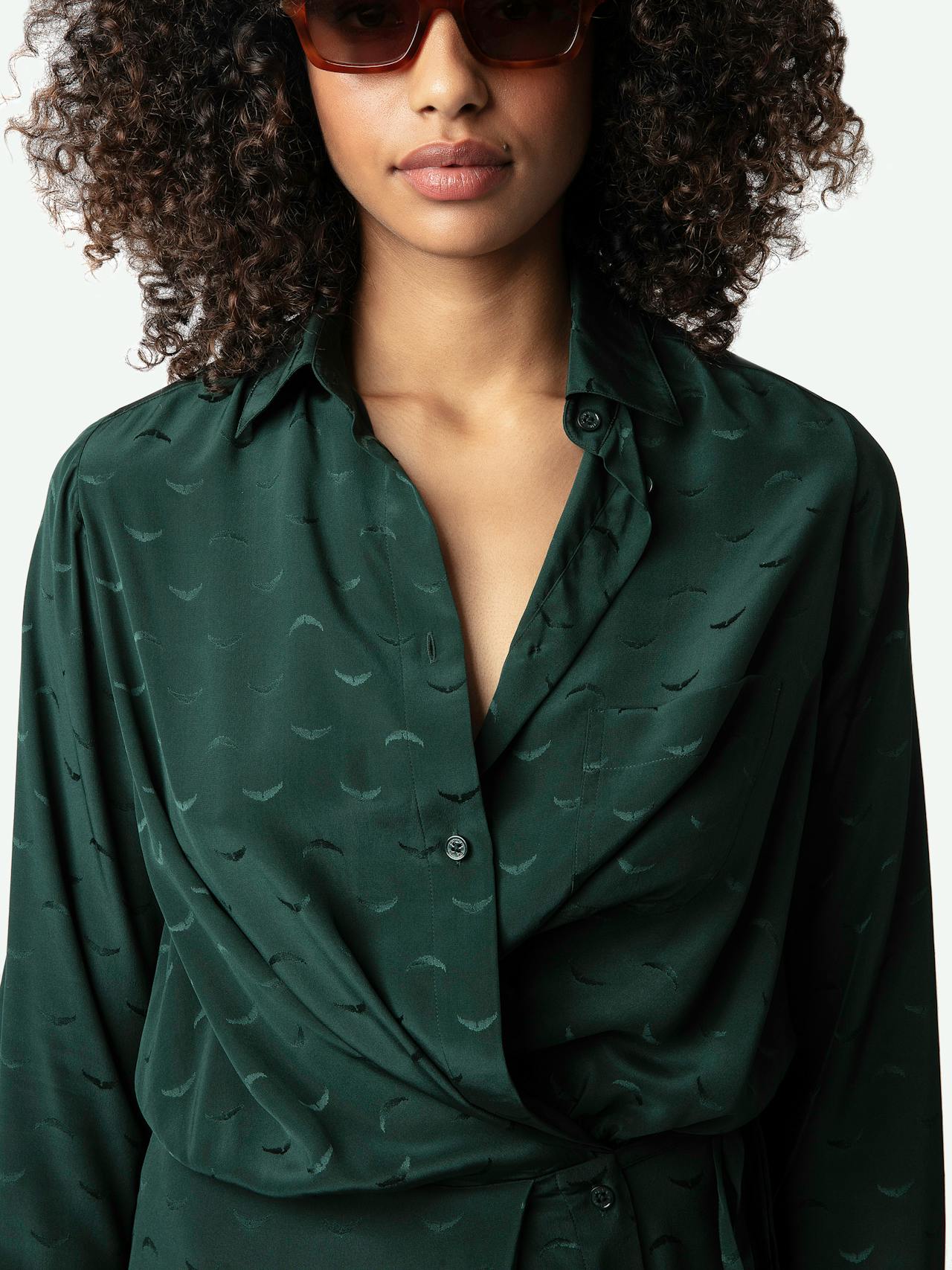 Robe Runelle Wings Seta Jacquard 6