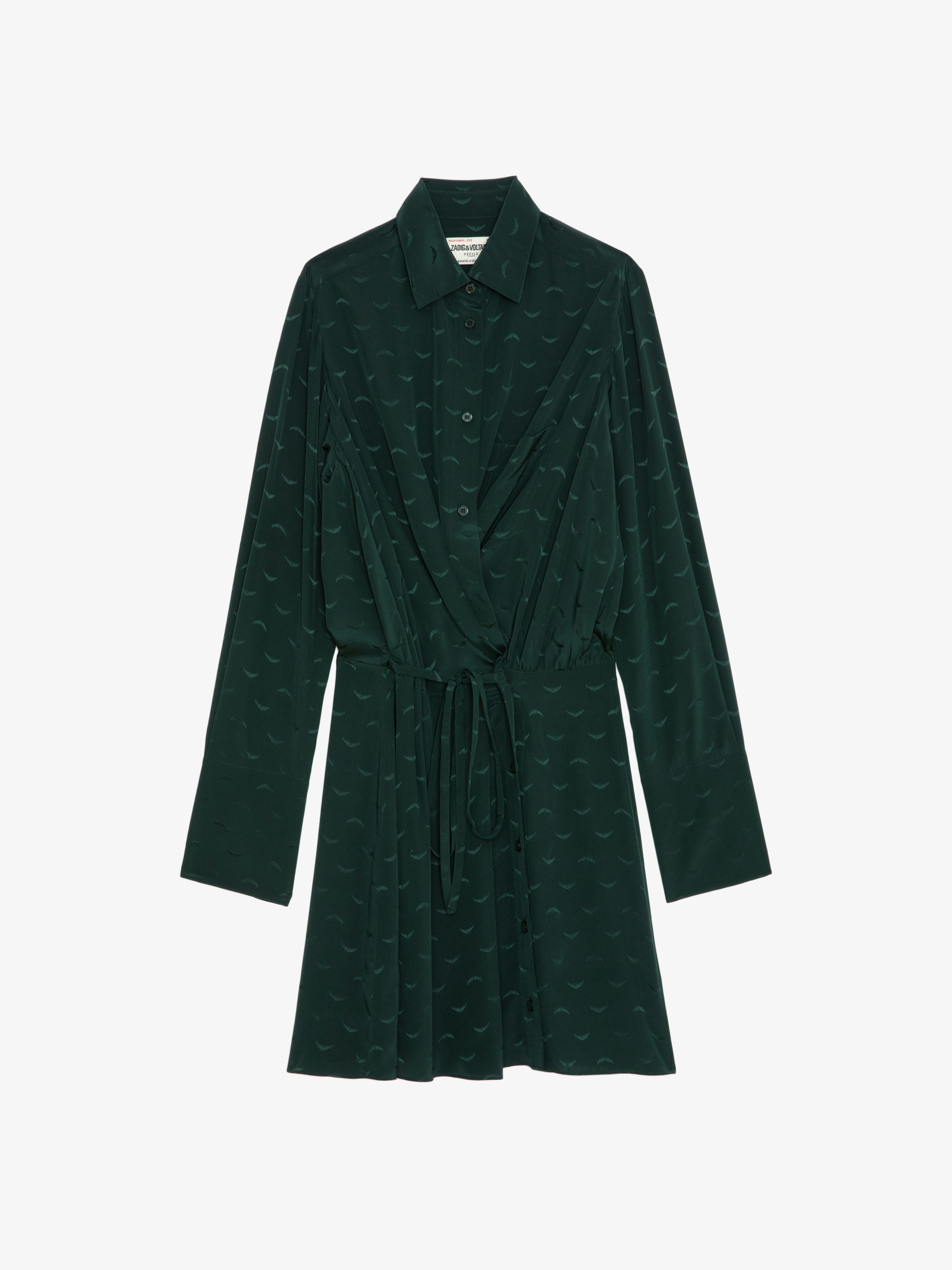 Robe Runelle Wings Seta Jacquard 7