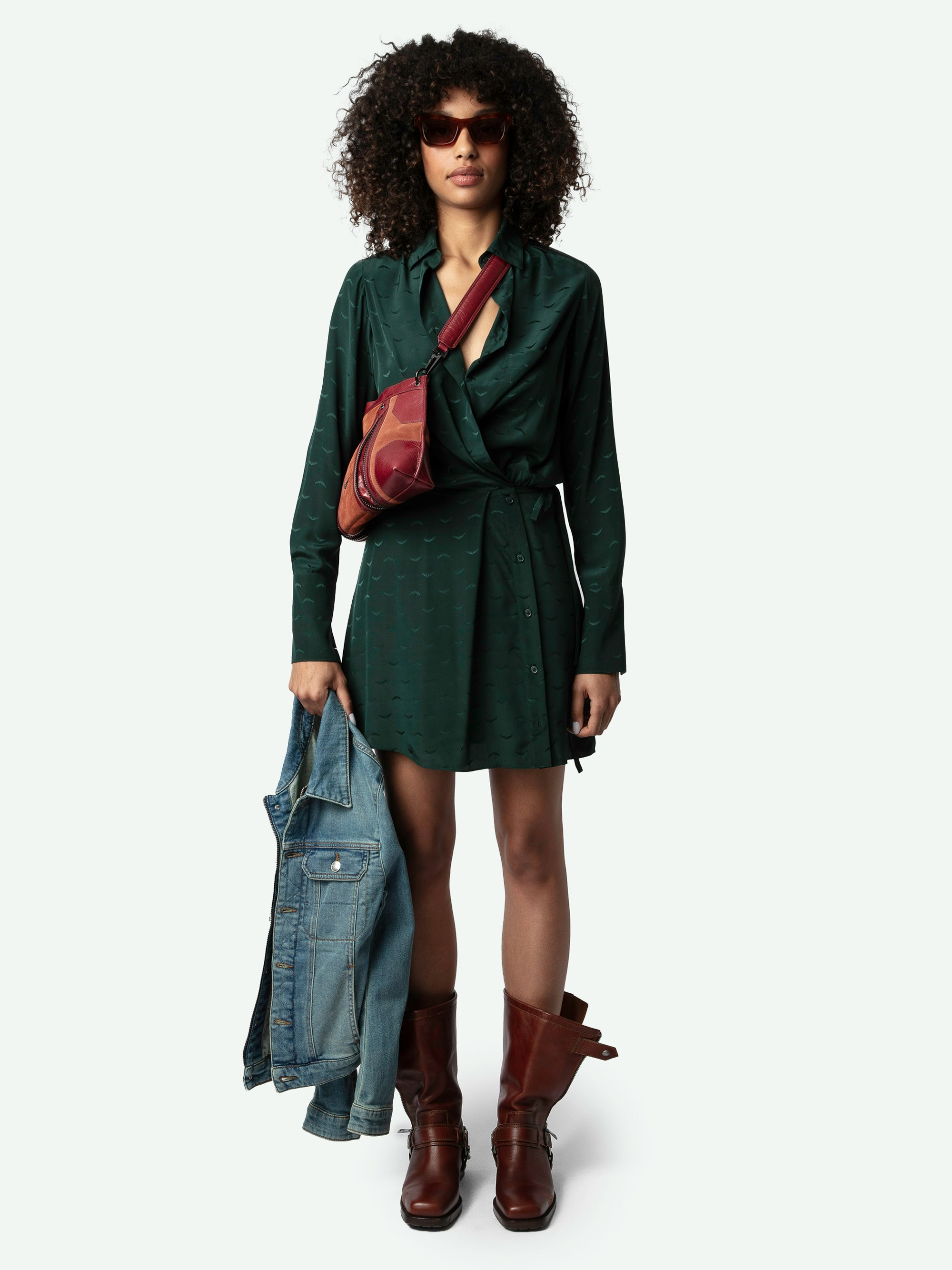 Robe Runelle Wings Seta Jacquard