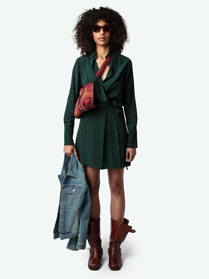 Robe Runelle Wings Seta Jacquard